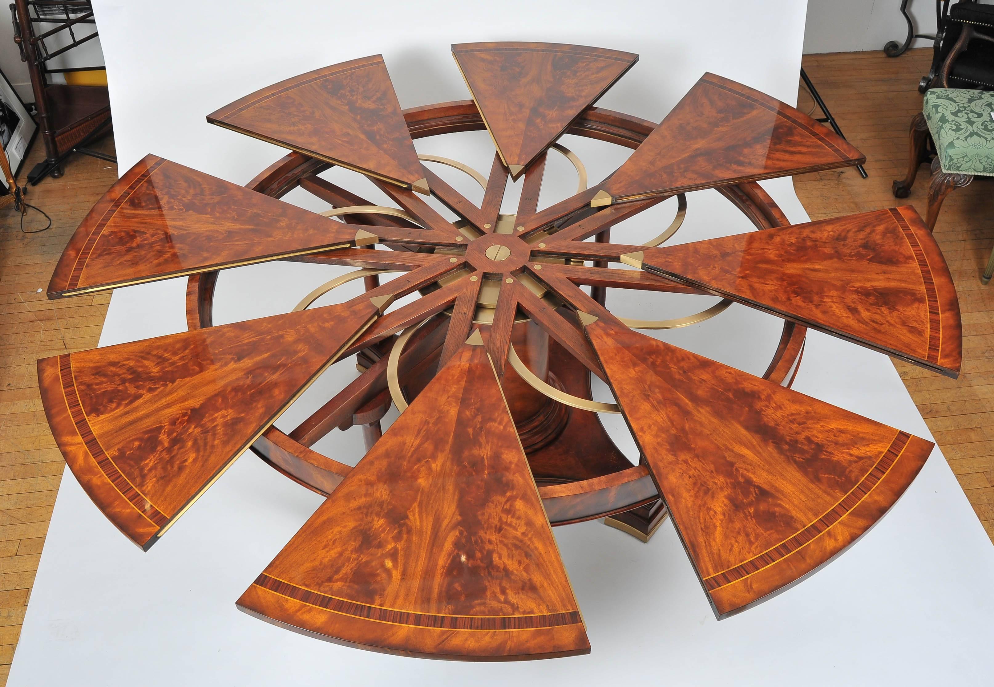 flame mahogany dining table