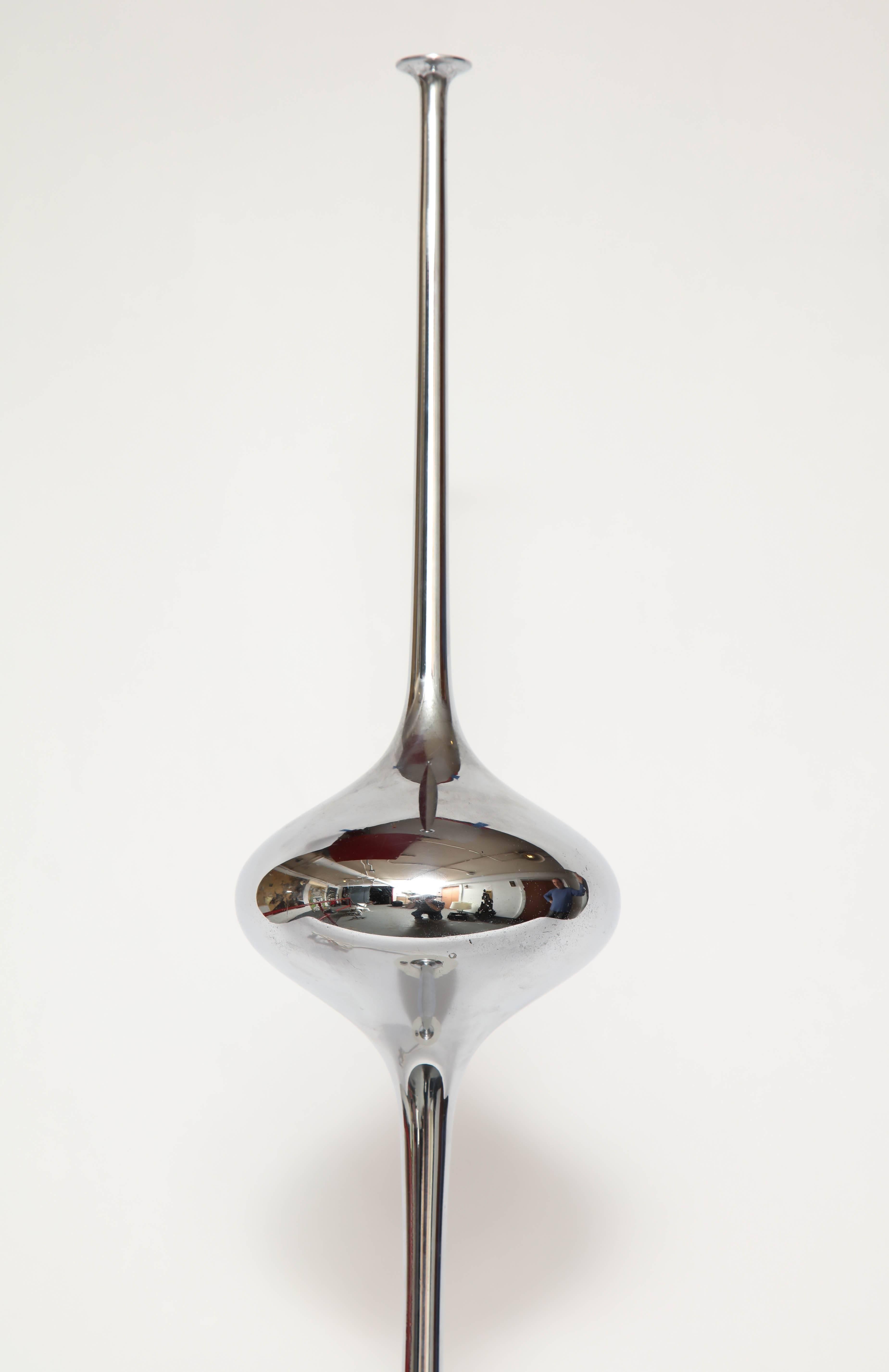 Metal Angelo Lellii Arredoluce Cobra Table Lamp 1st Edition, Italy, 1951