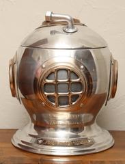 Vintage Diver's Helmet Ice Bucket