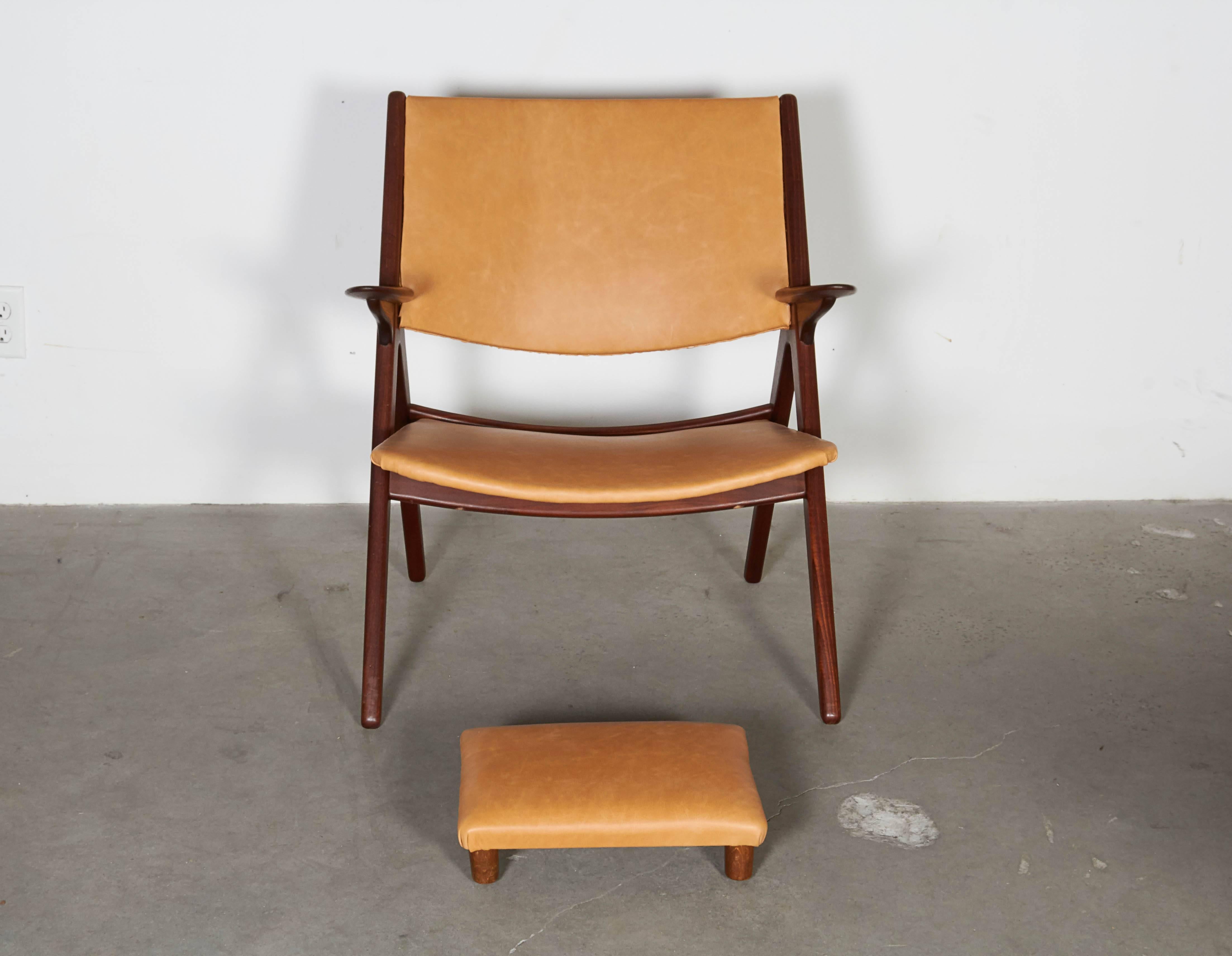 Scandinavian Modern Mid Century Arm Chair For Sale