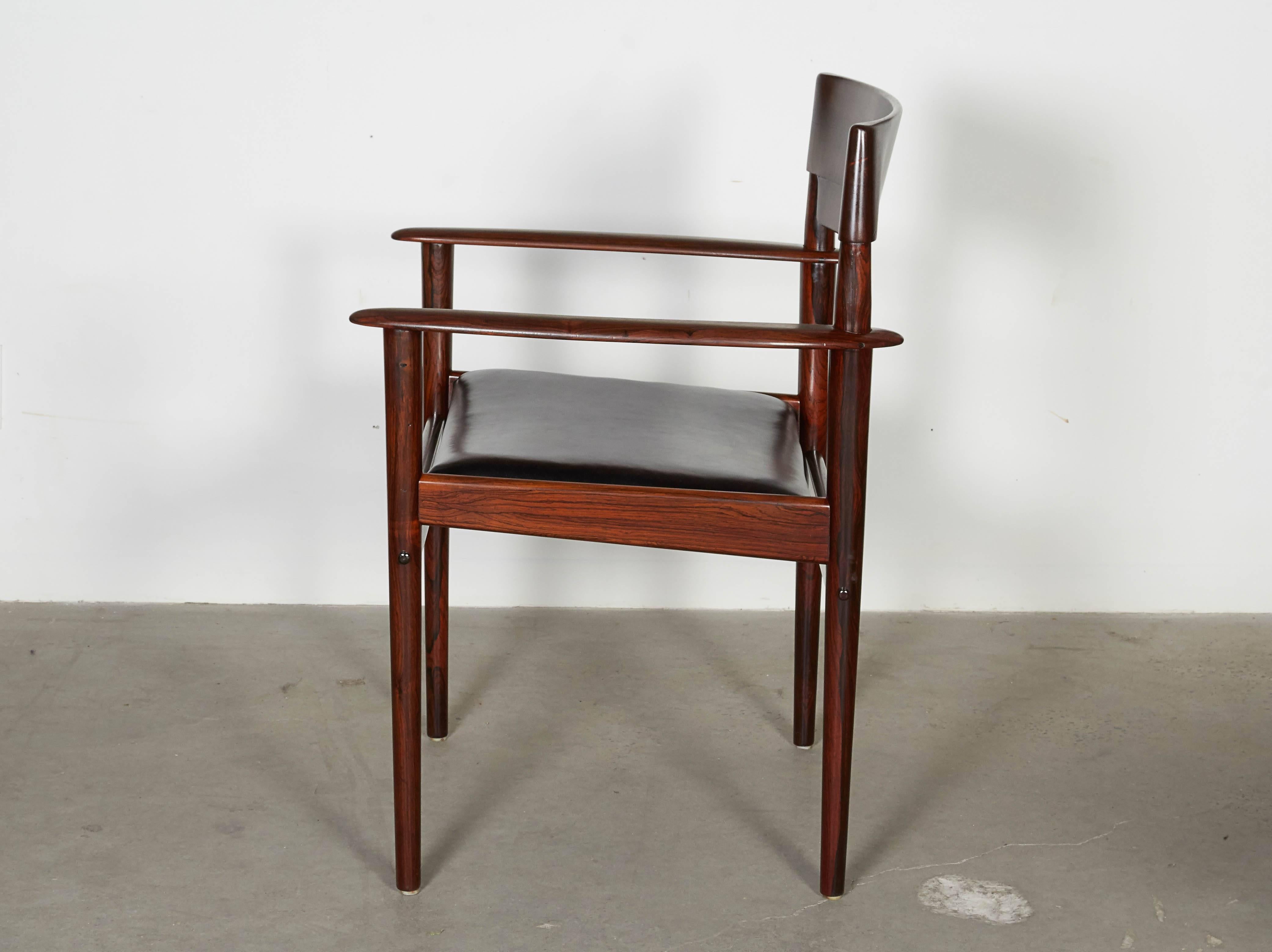 Oiled Grete Jalk Rosewood Arm Chair