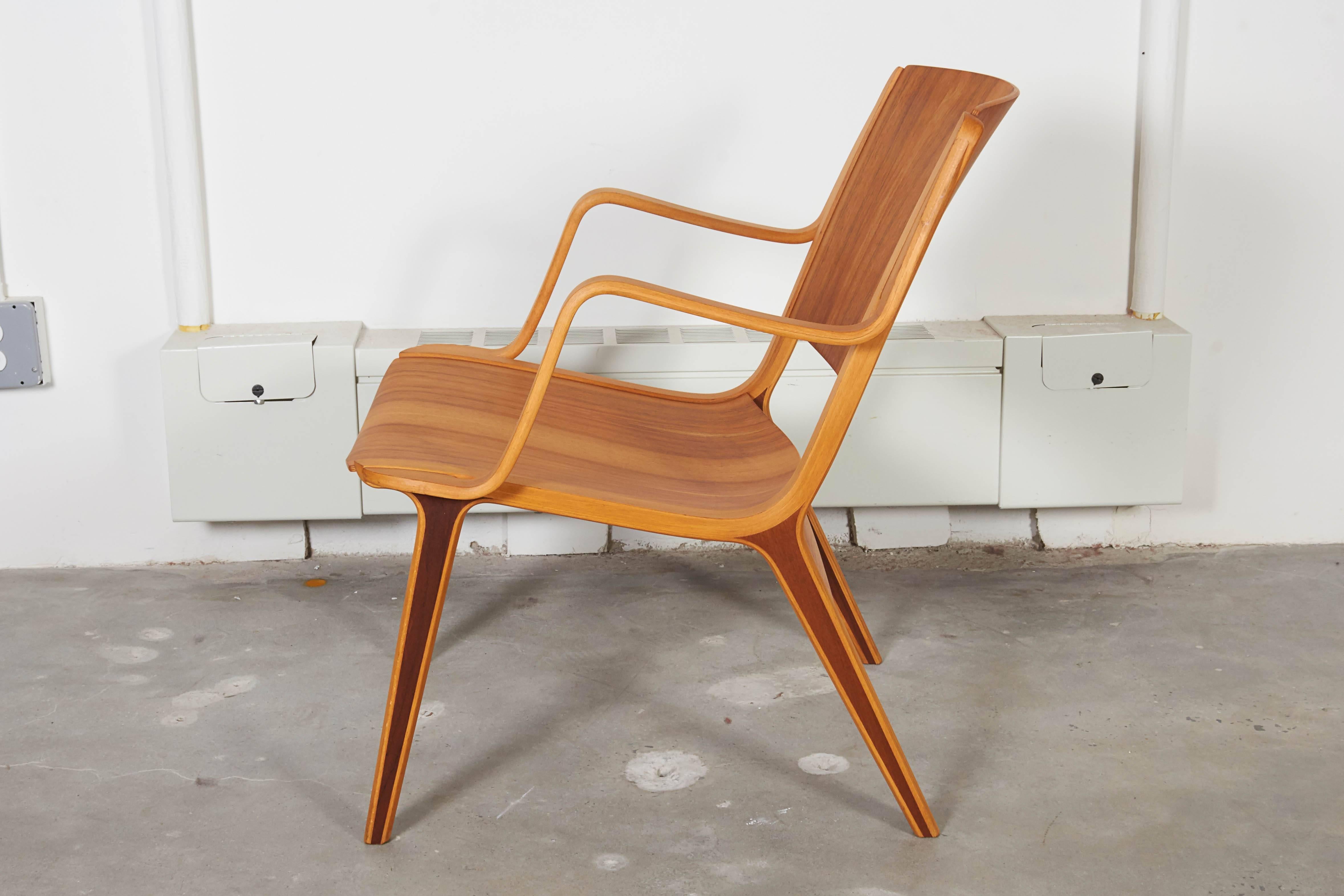 Danish Ax Chair by Hvidt & Molgaard, Pair In Excellent Condition In New York, NY