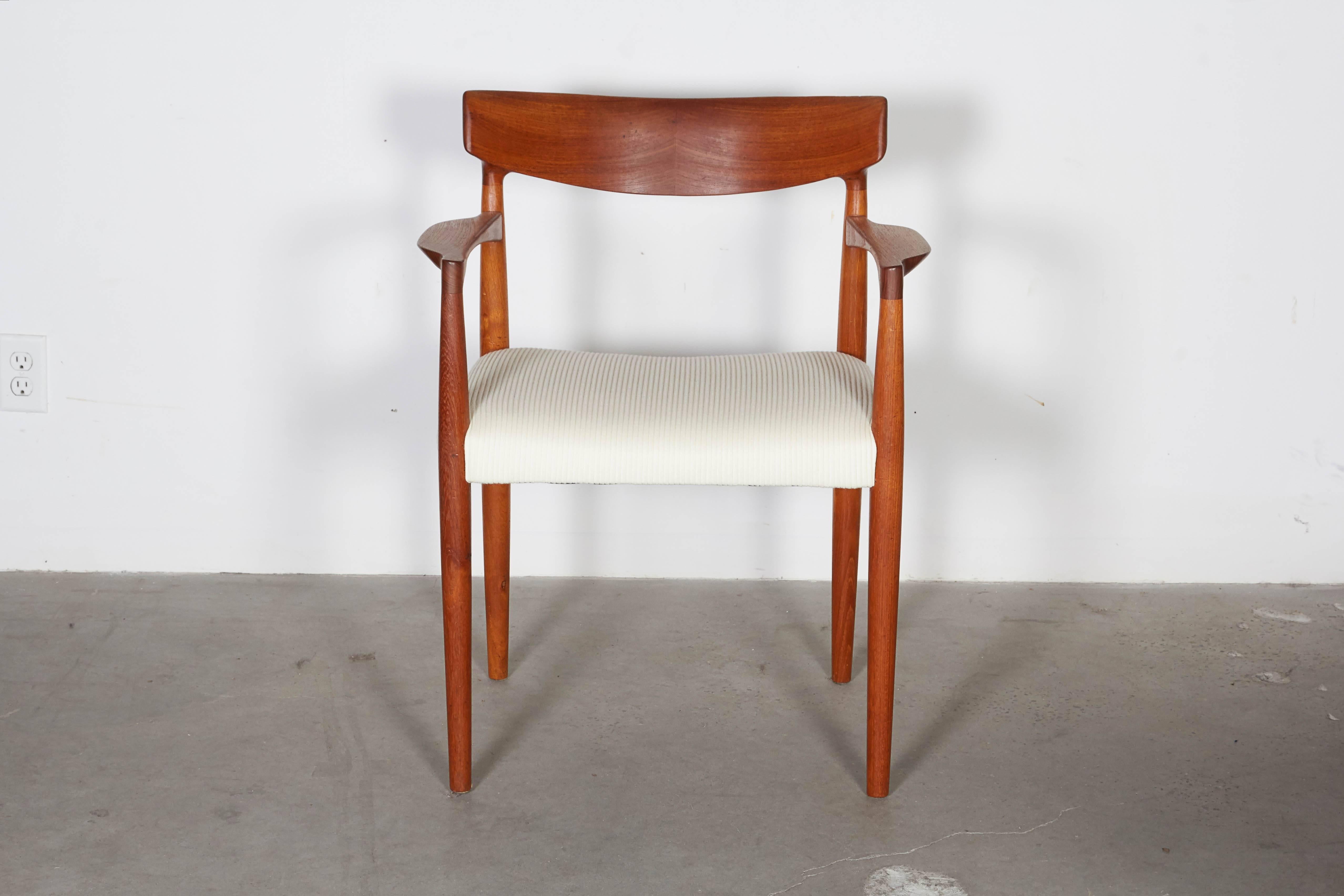 Scandinavian Modern Danish Modern Arm Chairs by Knud Faerch, Pair