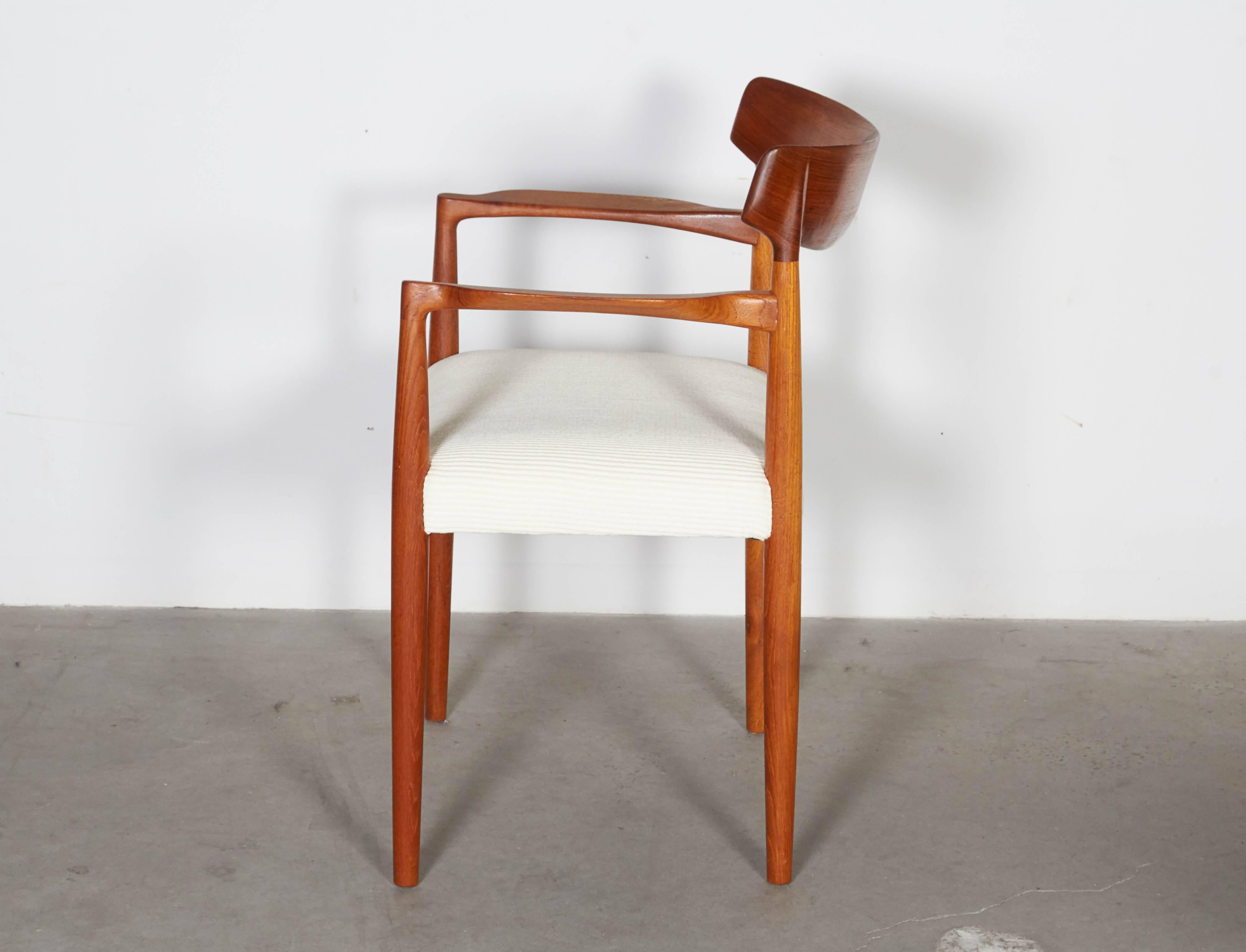 Mid-20th Century Danish Modern Arm Chairs by Knud Faerch, Pair