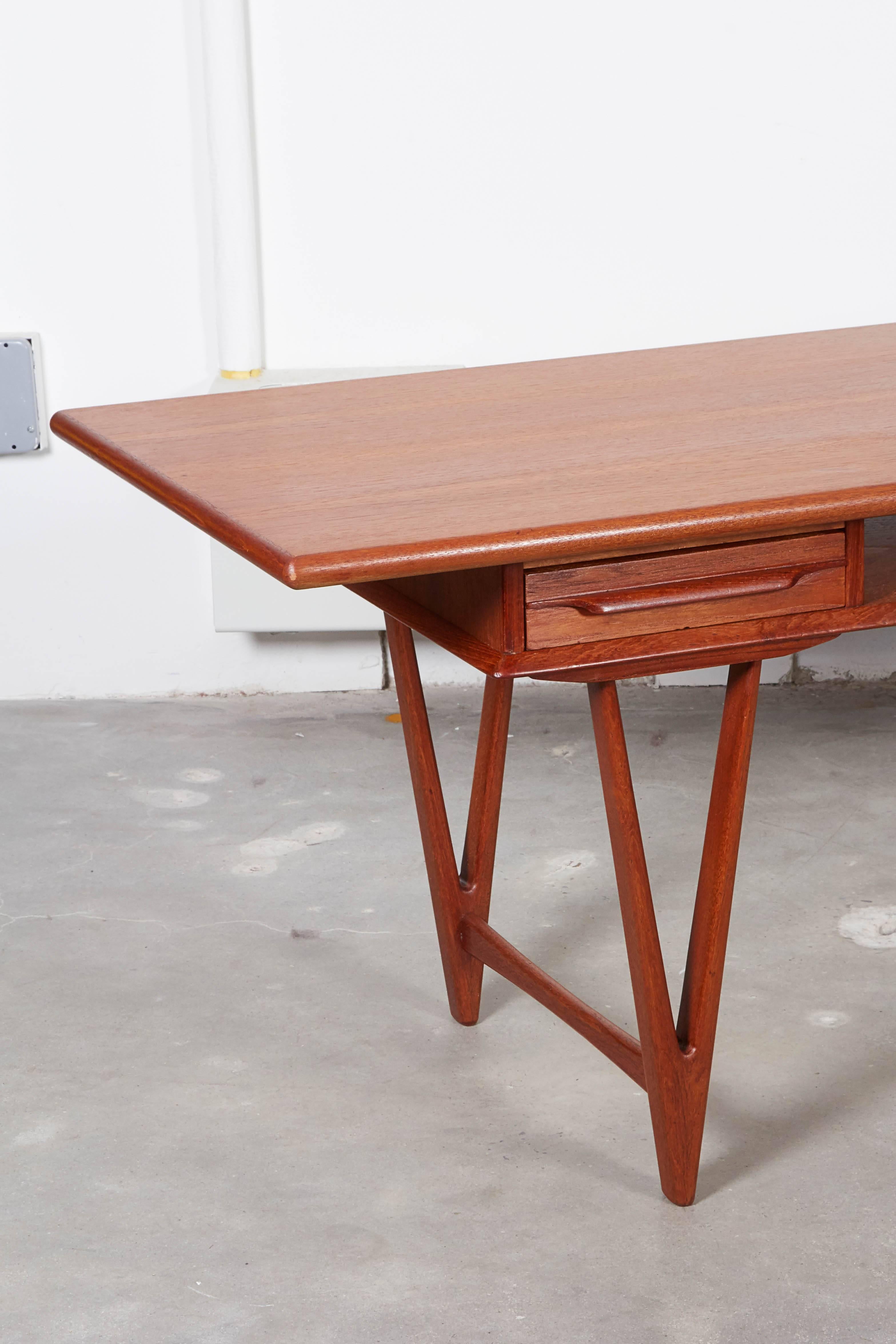 Mid-20th Century Teak Coffee Table by E.W. Bach
