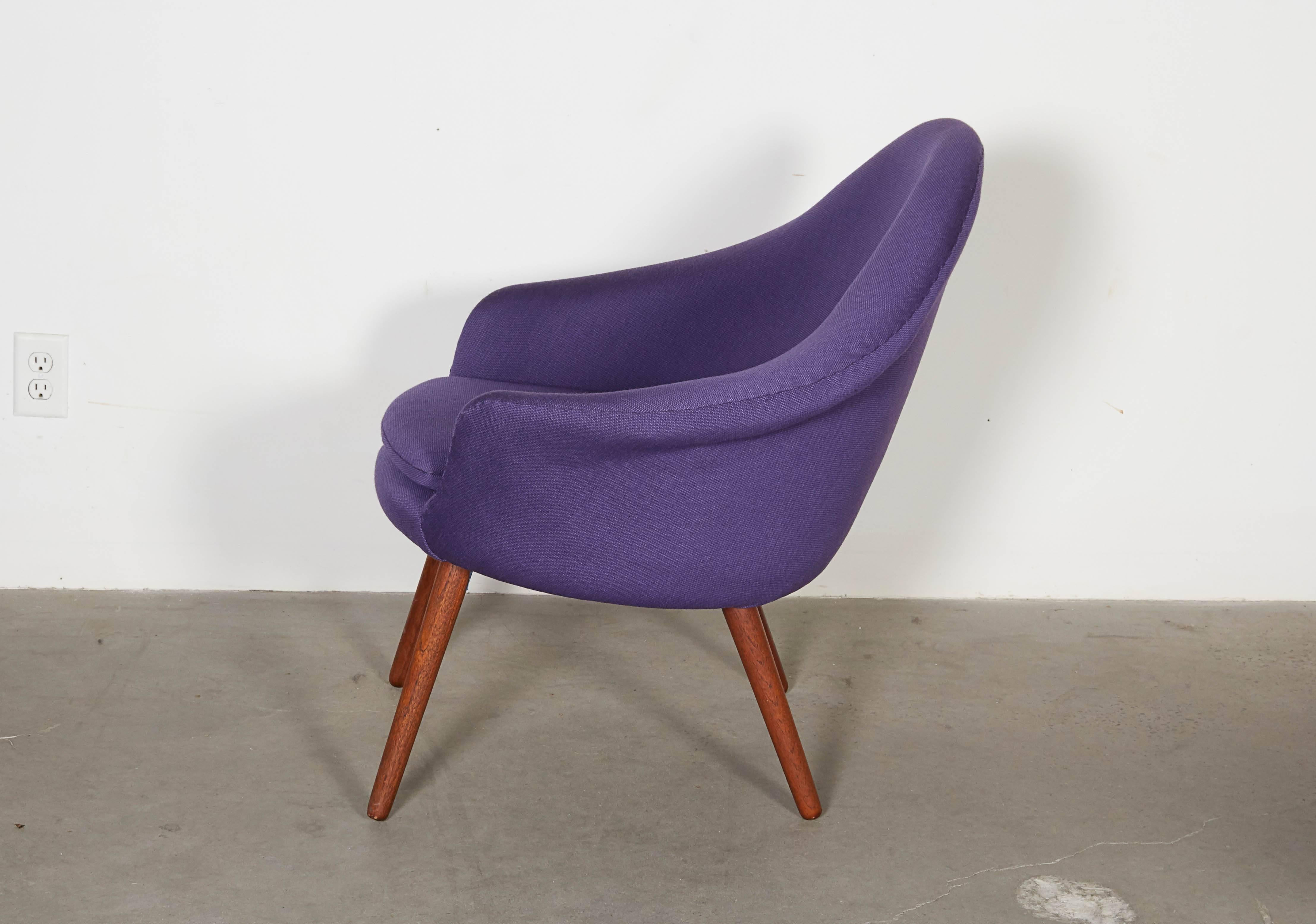 Danish Womb Chair with Teak Legs