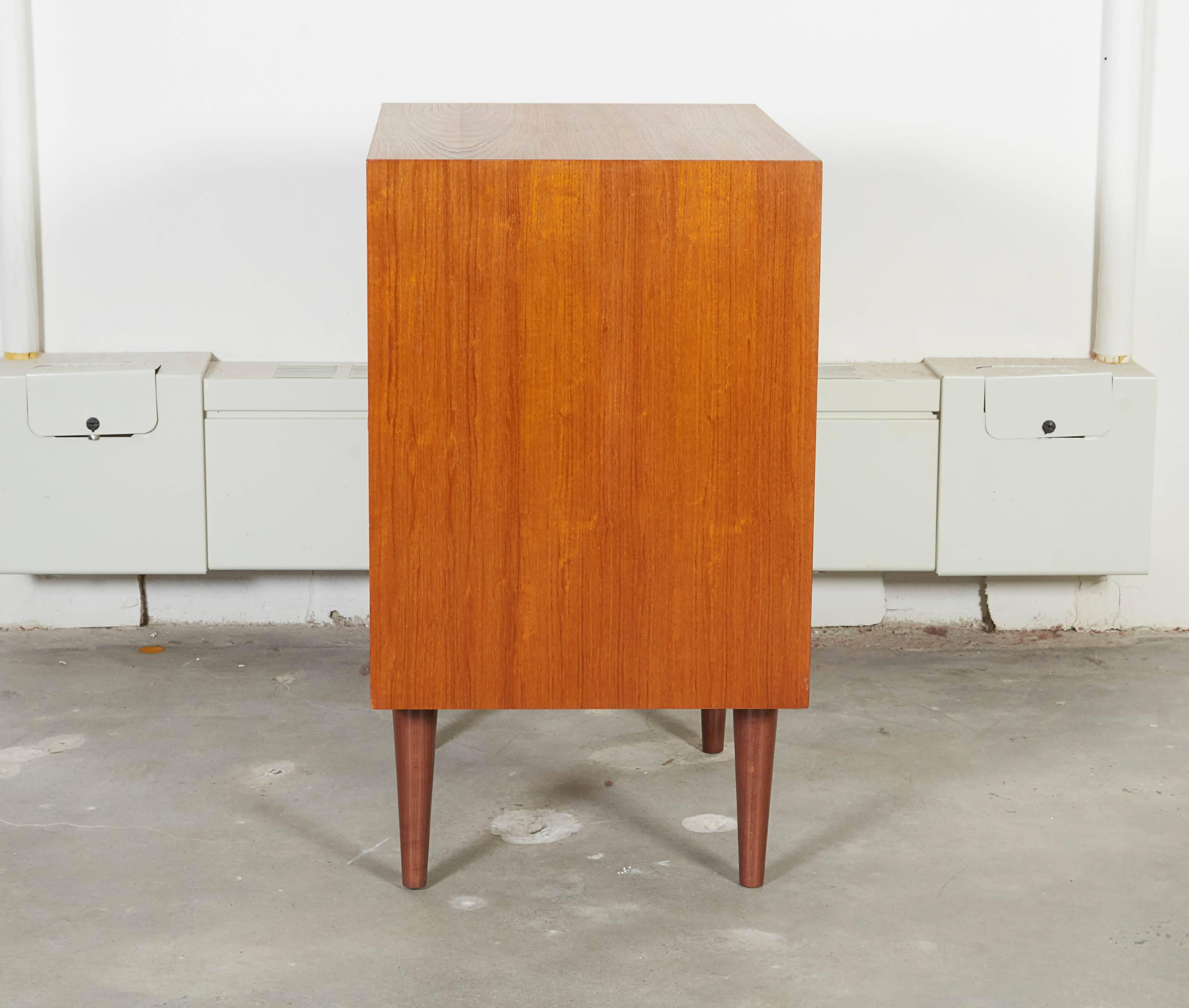 Mid-20th Century Danish Teak Night Stands, Pair