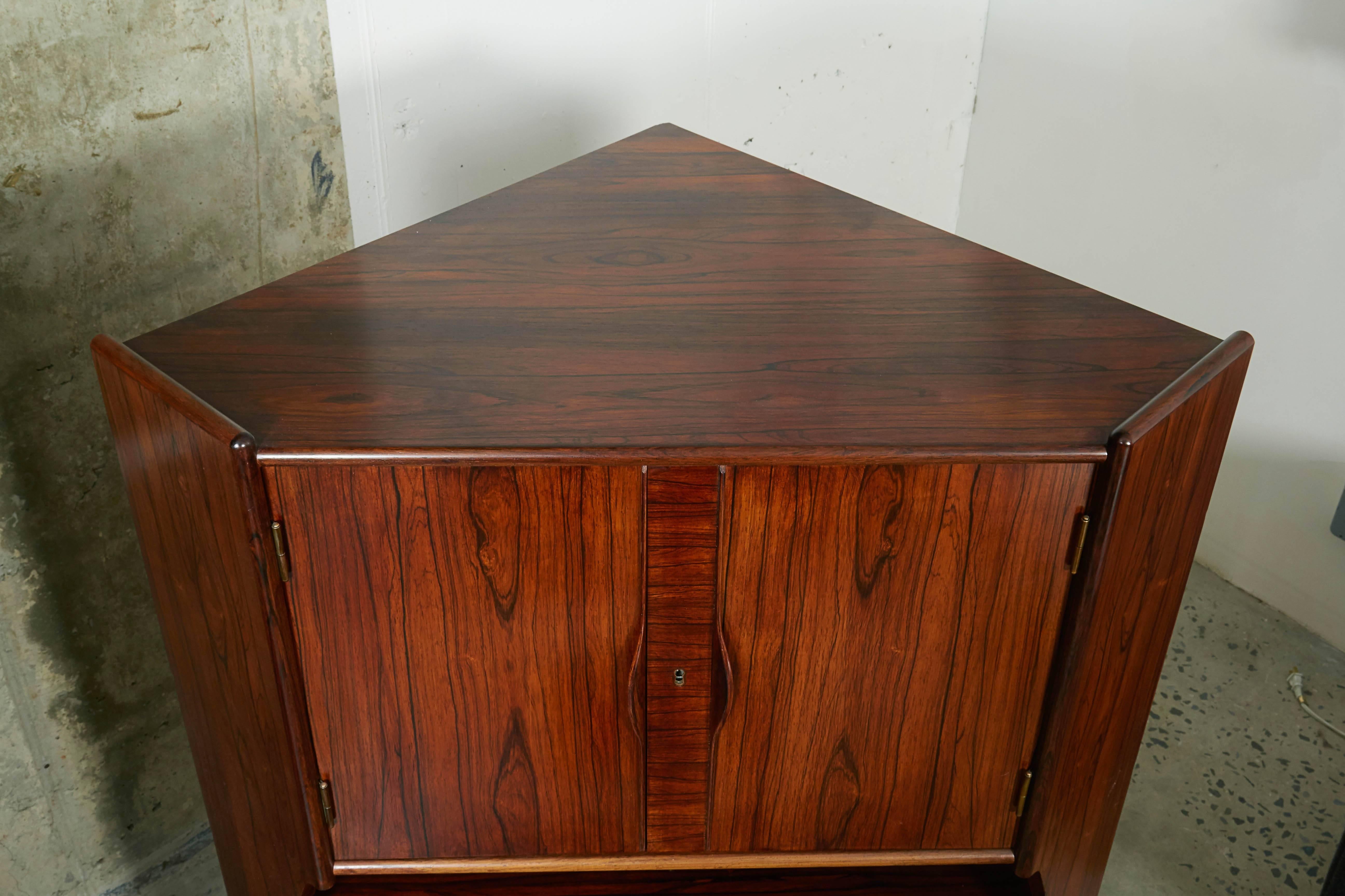 Rosewood Liquor Cabinet by Gunni Omann For Sale 1