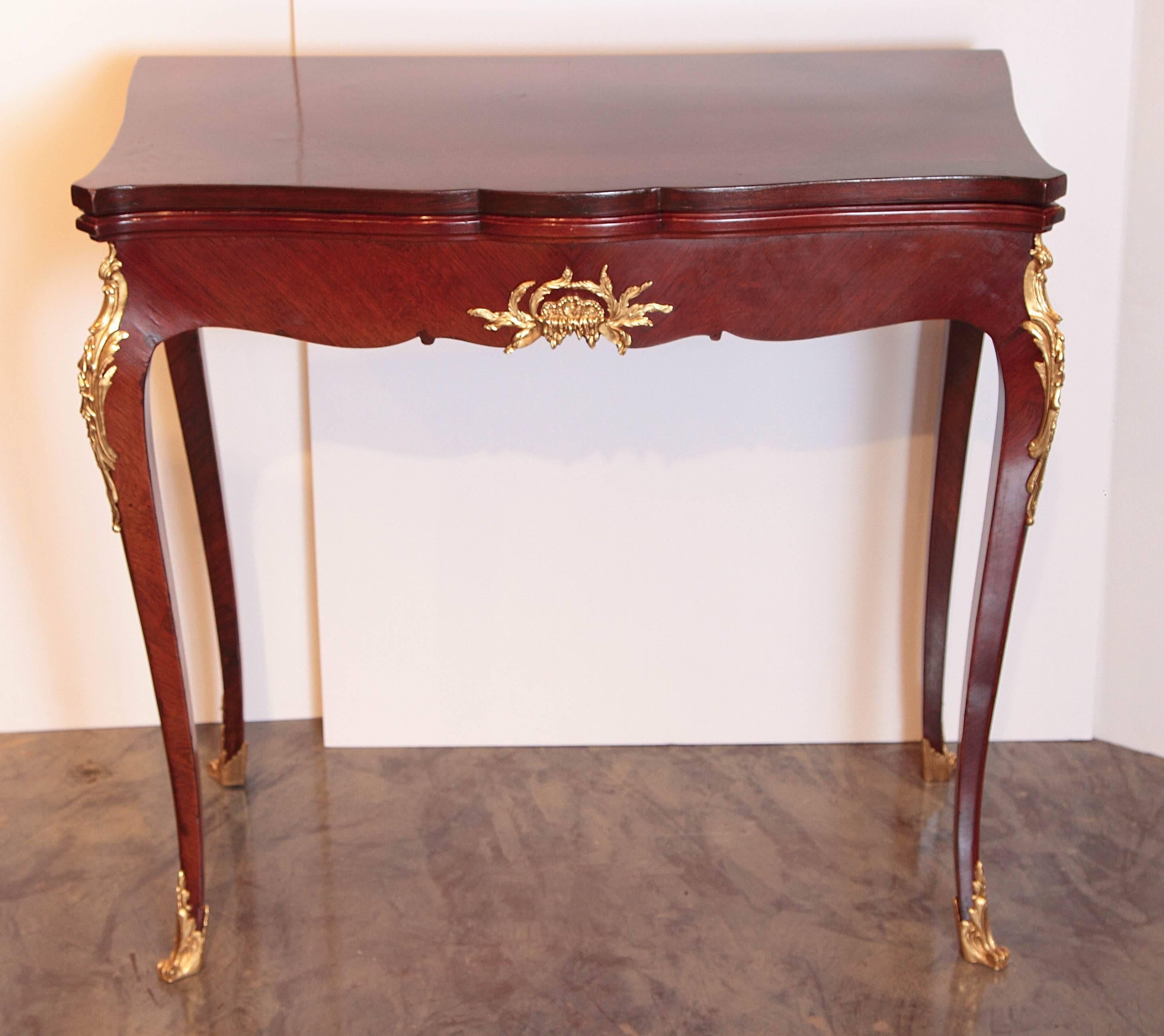 19th century French Louis XV game table signed F Linke
pictured on page 490 inventory number 278 in the book of Linke Furniture by Christopher Payne.