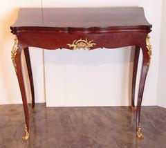 19th Century French Game Table Signed F Linke