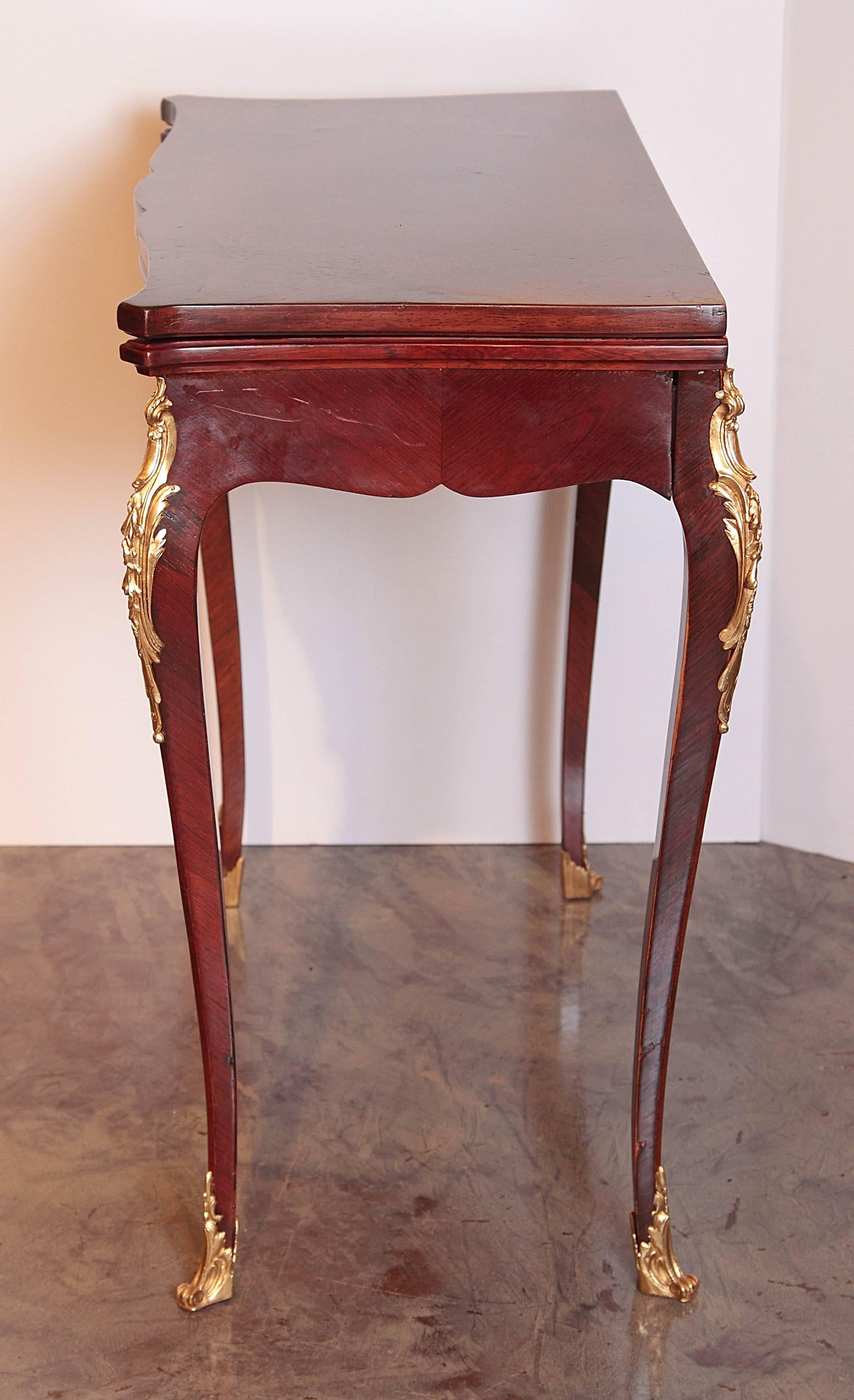 Französischer Spieltisch aus dem 19. Jahrhundert, signiert F Linke im Zustand „Hervorragend“ im Angebot in Dallas, TX