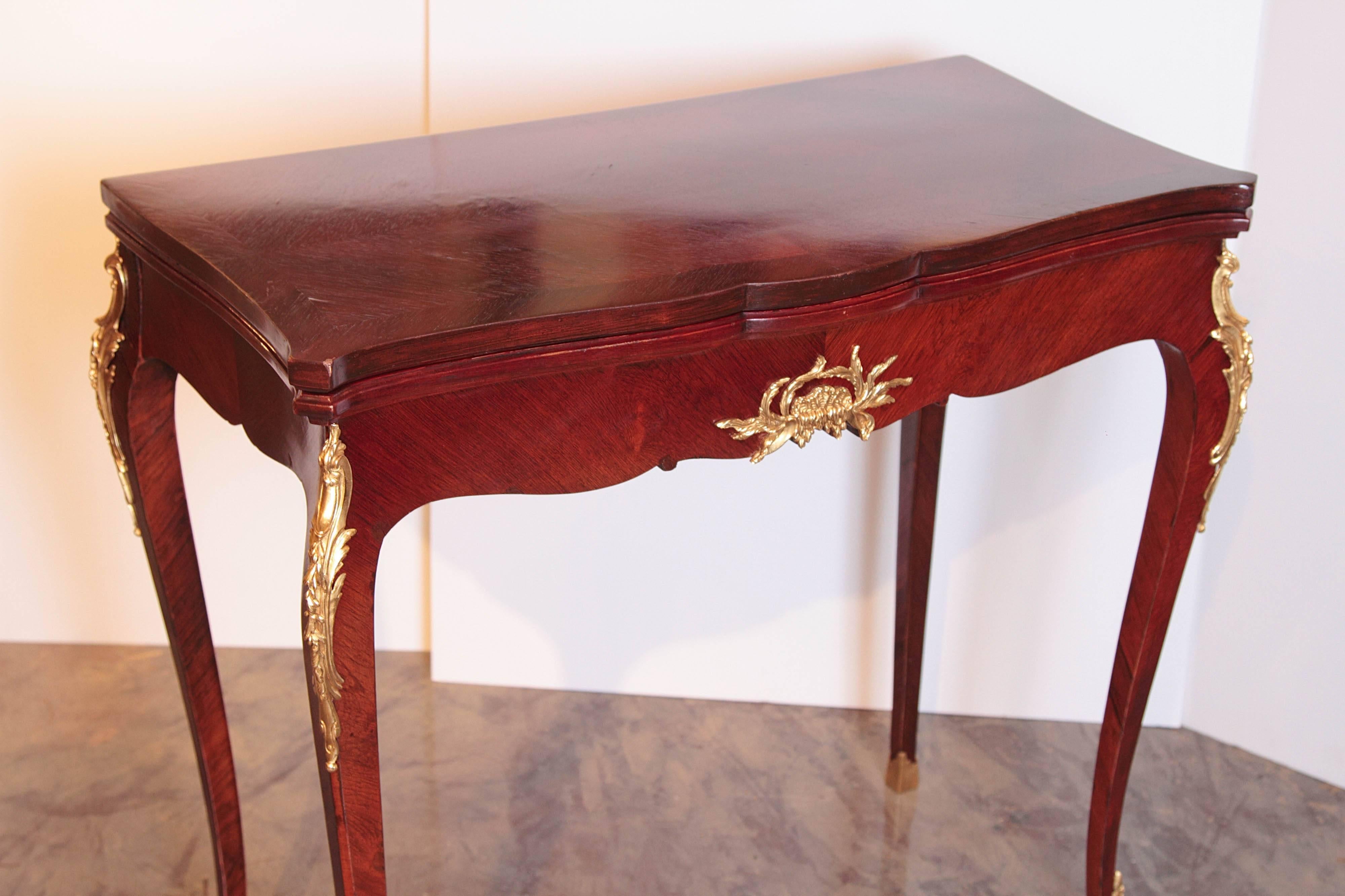 19th Century French Game Table Signed F Linke For Sale 5