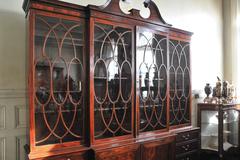 George III Period Library Breakfront Bookcase