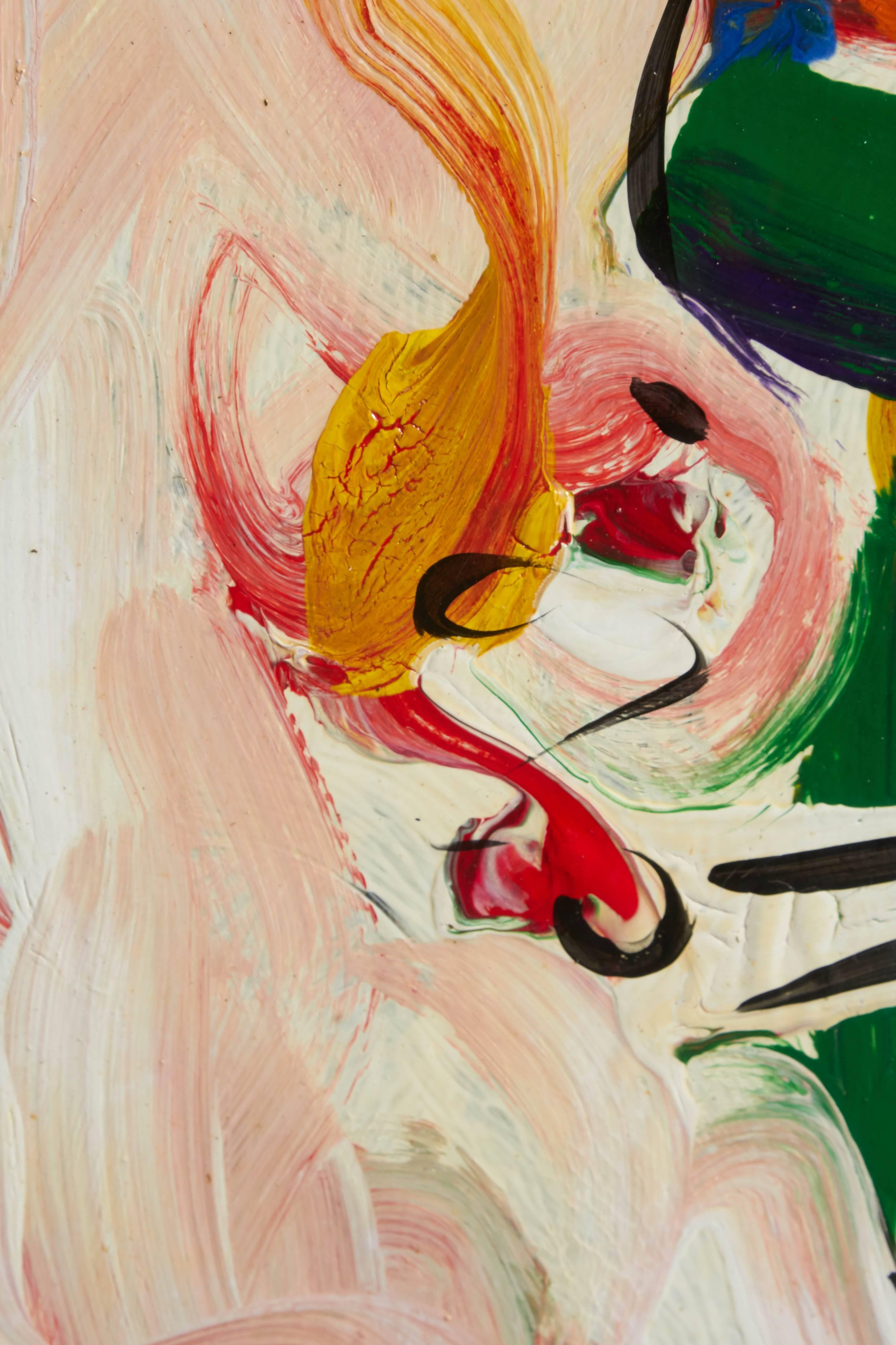 Peter Robert Keil, 'Small Devil', Oil on Board, Signed In Good Condition In Astoria, NY