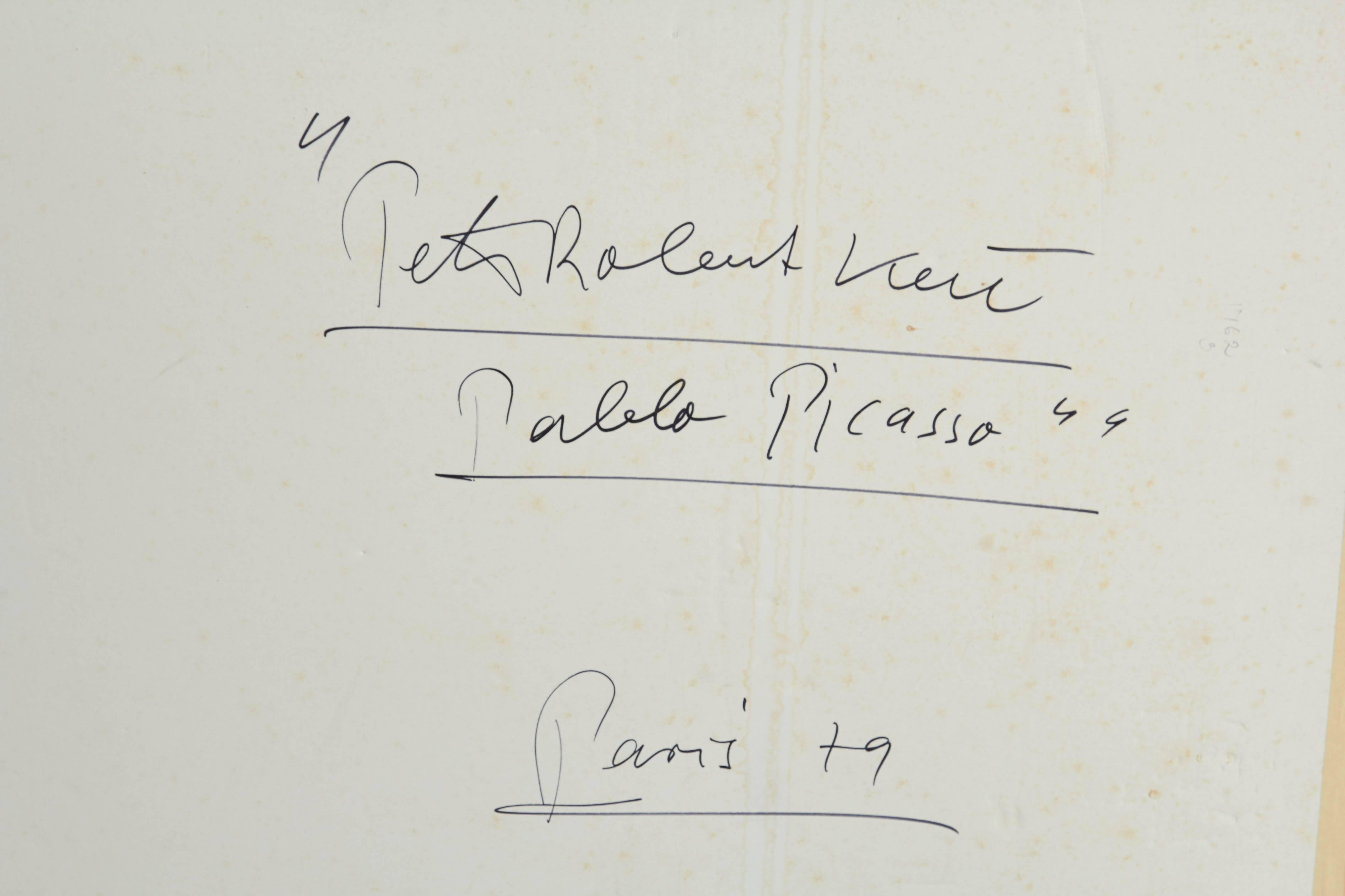 Peinture sur panneau « Pablo Picasso » de Peter Robert Keil, signée en vente 2