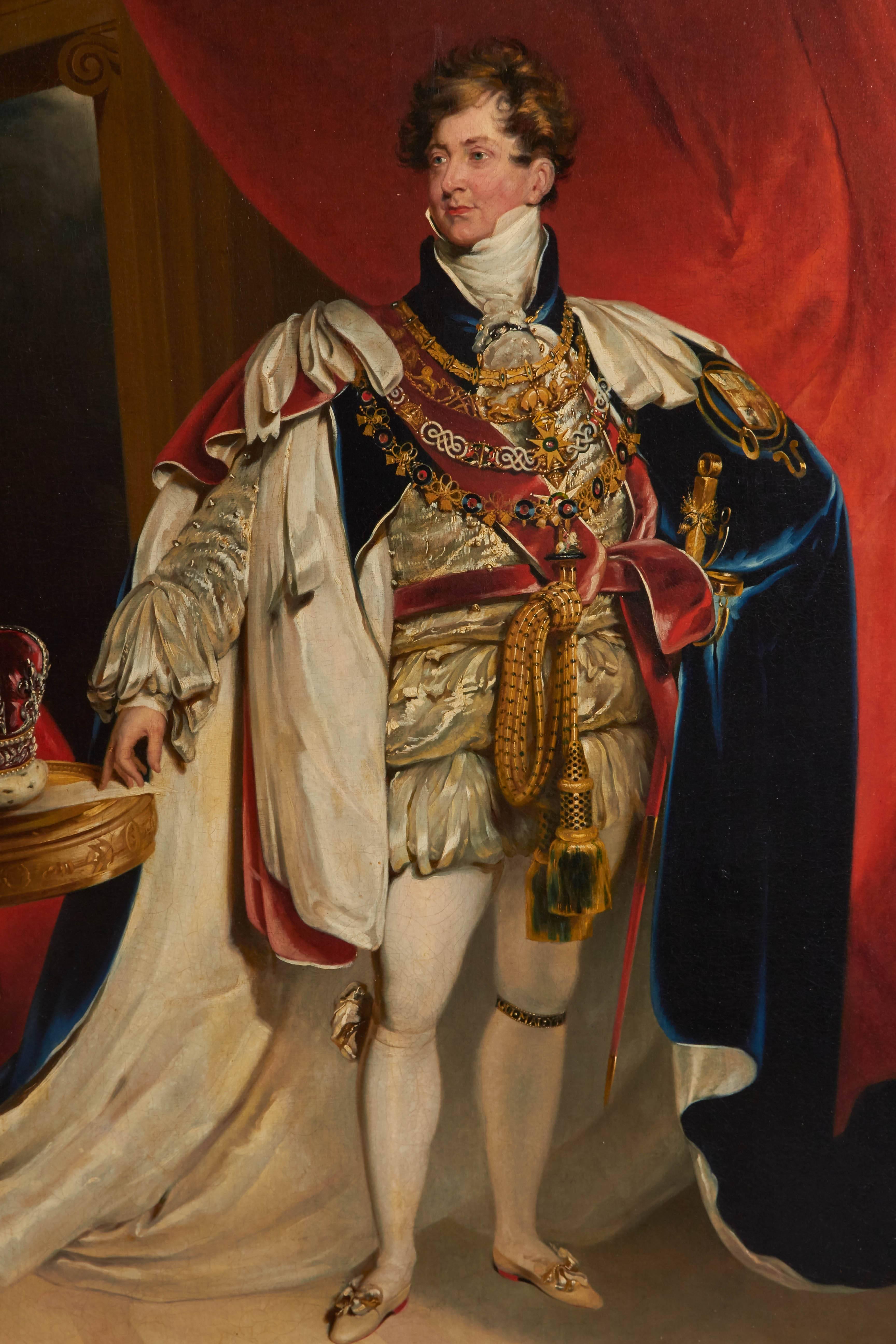Copy of 'King George IV', Oil on Canvas 1