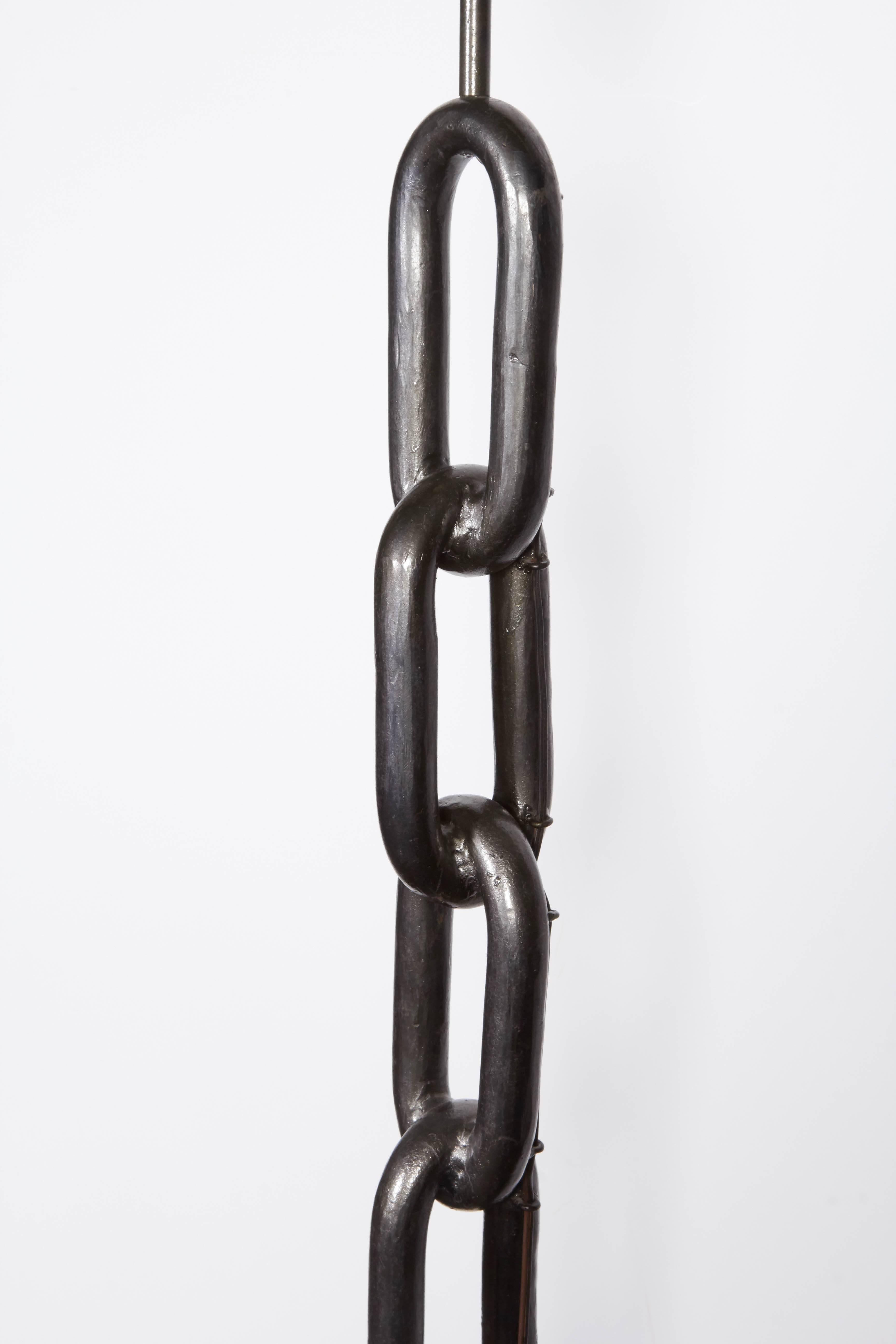 French 1940s Iron Grappling Hook Floor Lamp In Excellent Condition In New York, NY
