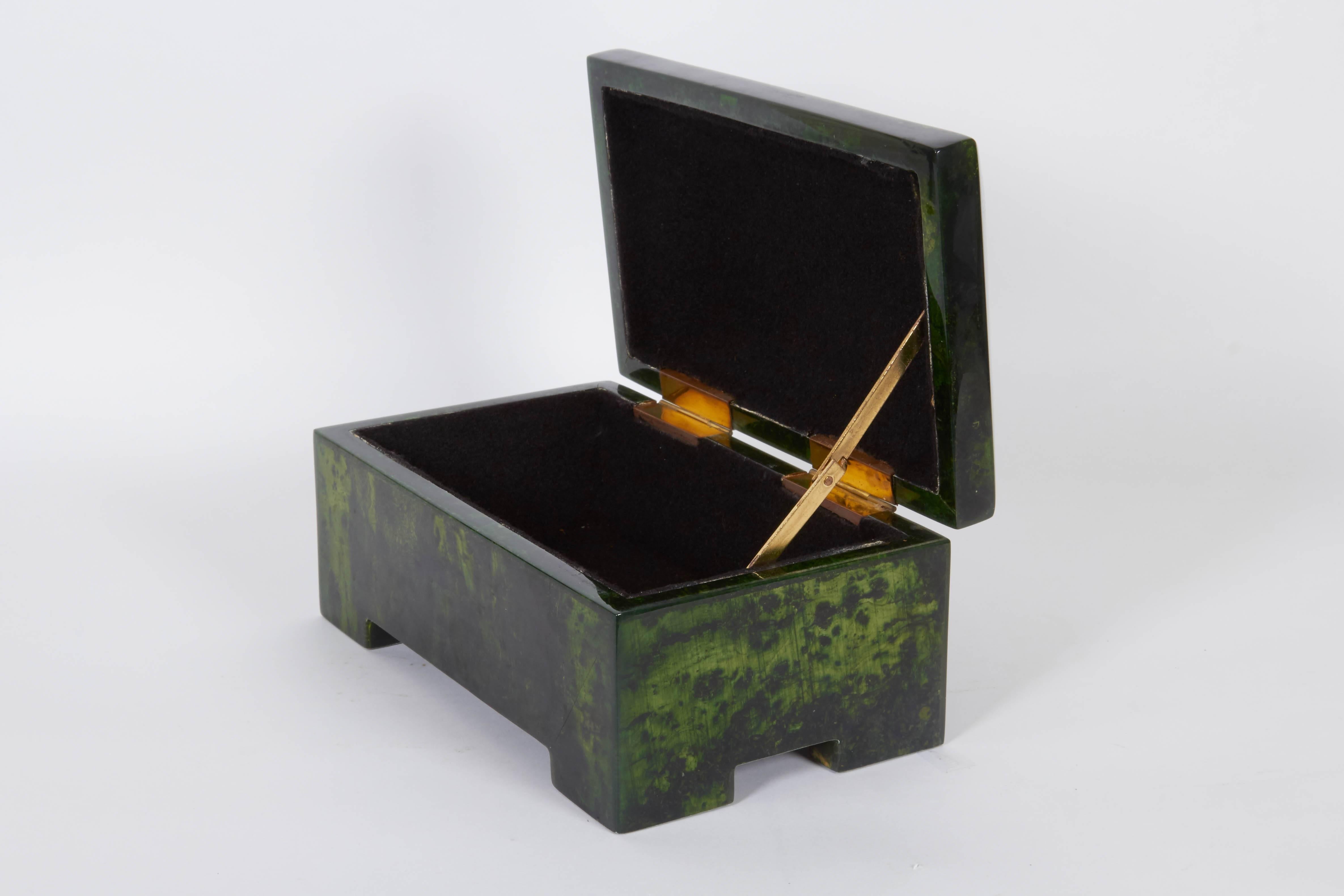 Enrique Garcel Lacquered Modern Decorative Box In Good Condition In New York, NY