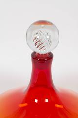 Joel Myers for Blenko Glass Tangerine Decanter