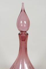 Decanter in Rose Glass by Blenko