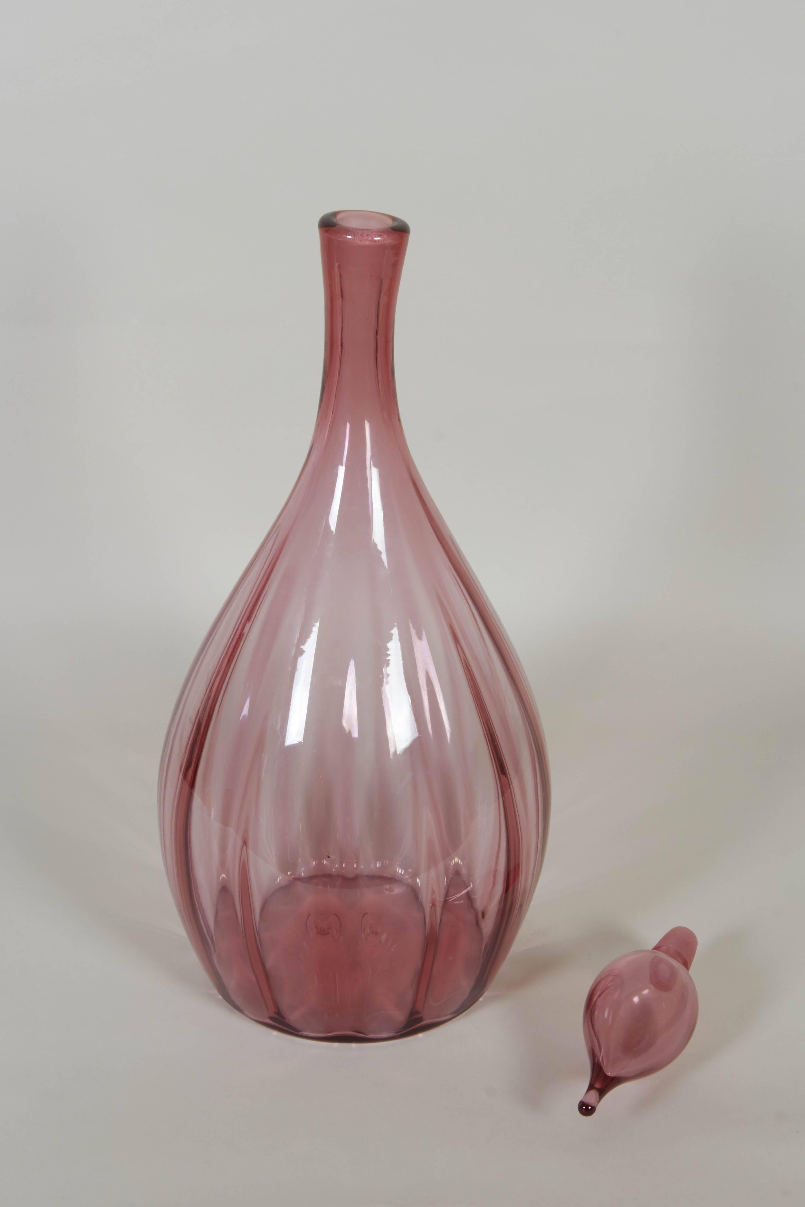 pink decanter