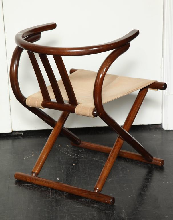 MidCentury Style Bentwood Folding Chair For Sale at 1stDibs