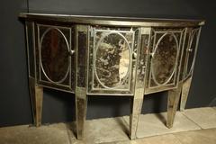 Art Deco Mirrored Credenza