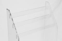 Mid-Century Modern Lucite Towel Rack