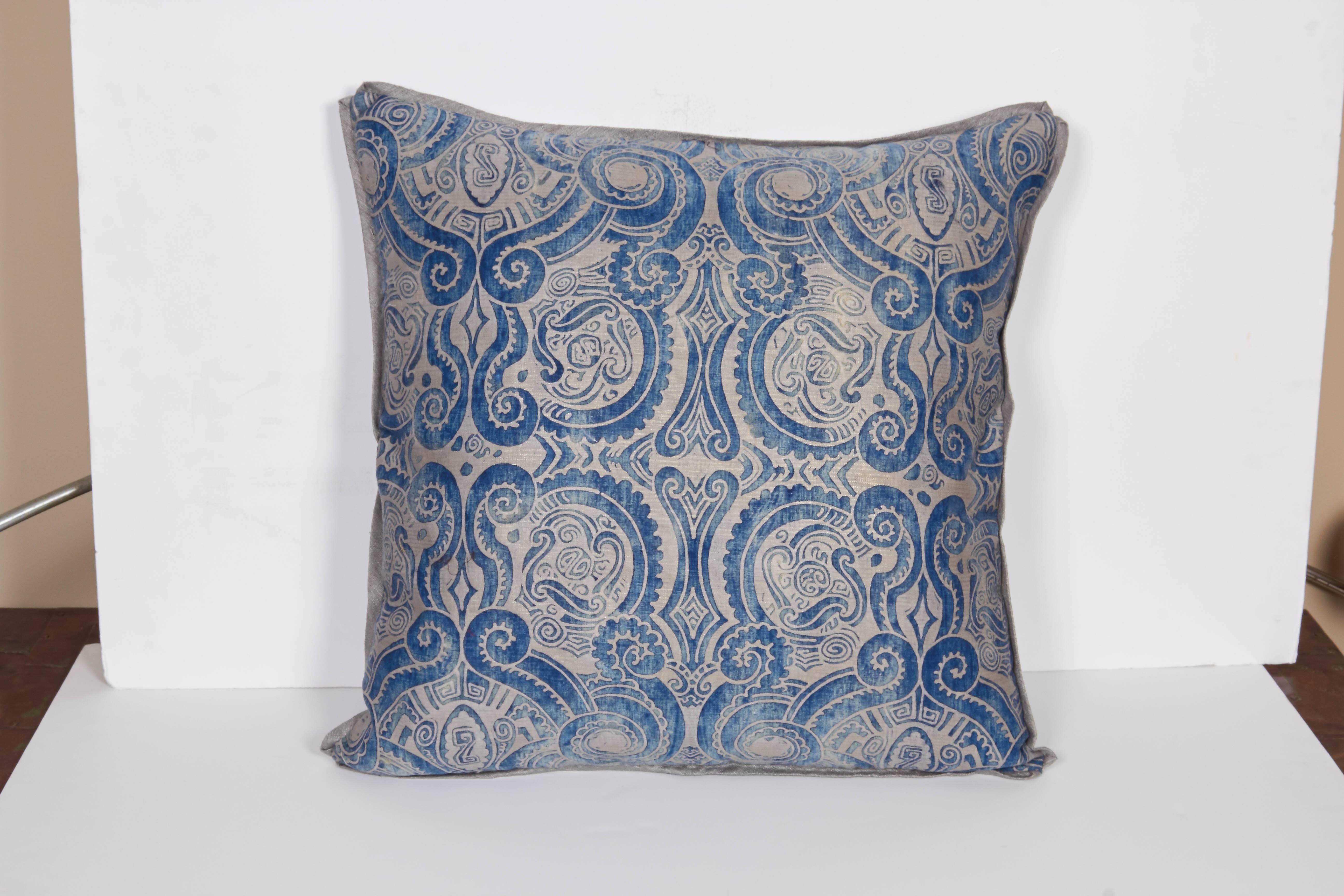 fortuny fabric pillows