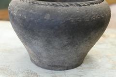 18th Century, Spanish Terra Cotta Unglazed Handcrafted Cocina Bowl
