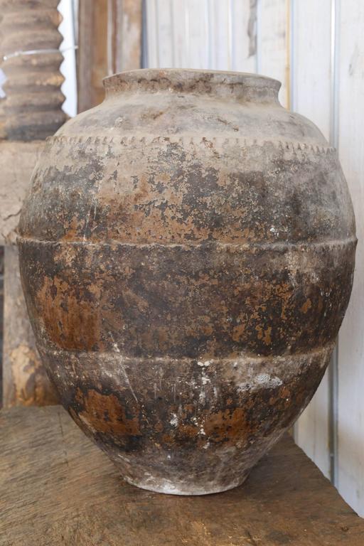 19th Century, Andalusia Olive Jar from Spain at 1stDibs