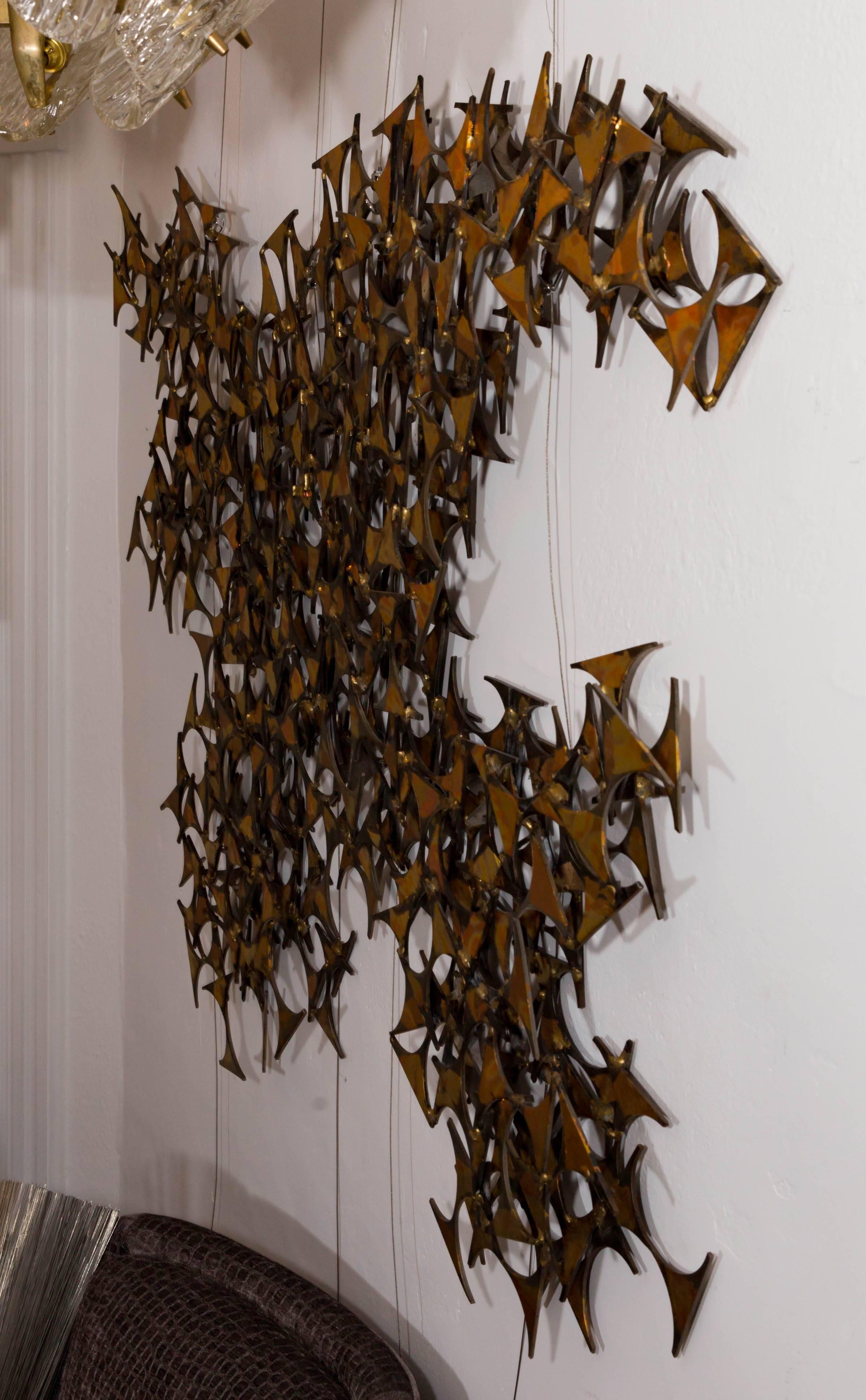 20th Century Metal Wall Sculpture by Marc Weinstein