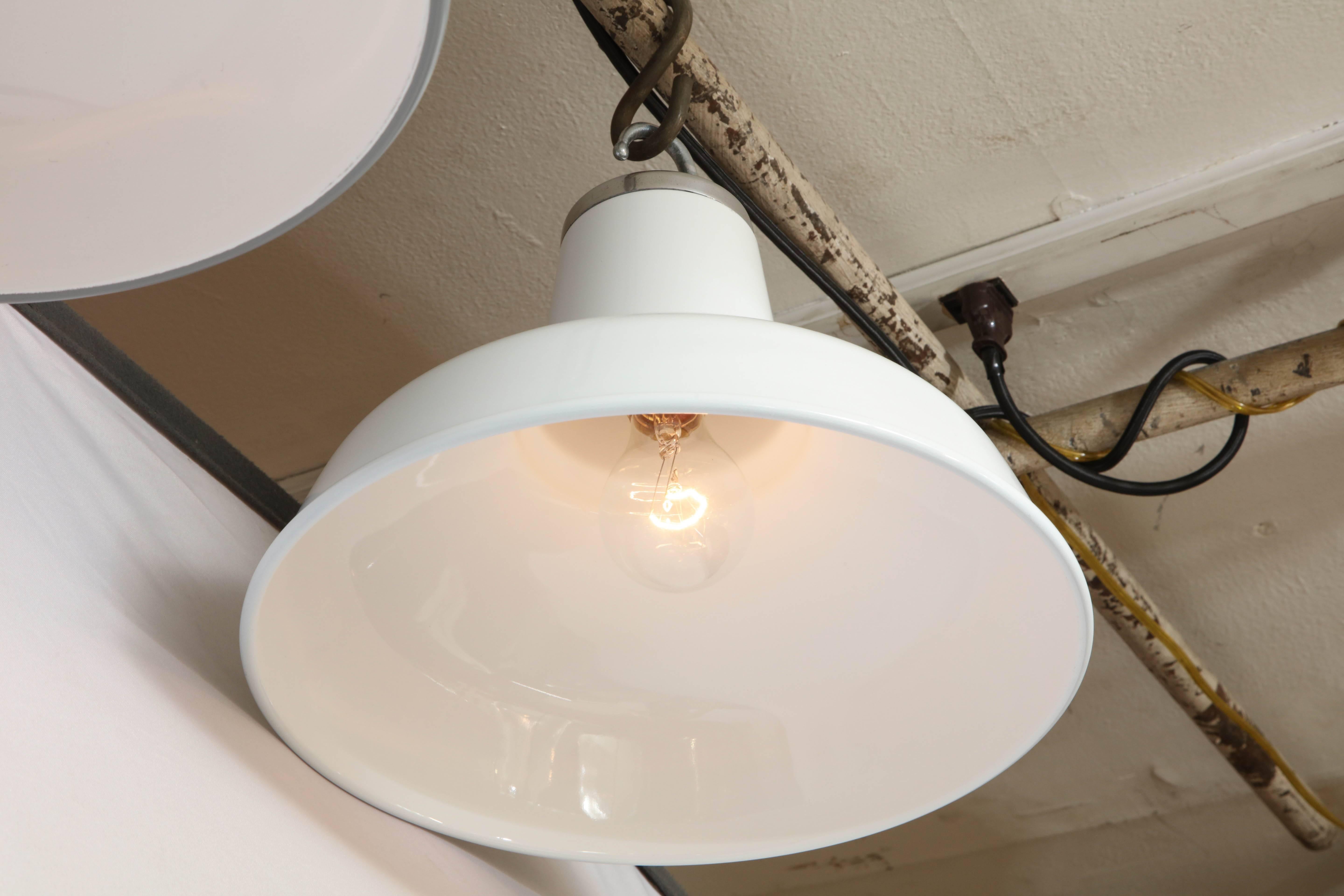Contemporary Classic Industrial Shade-White