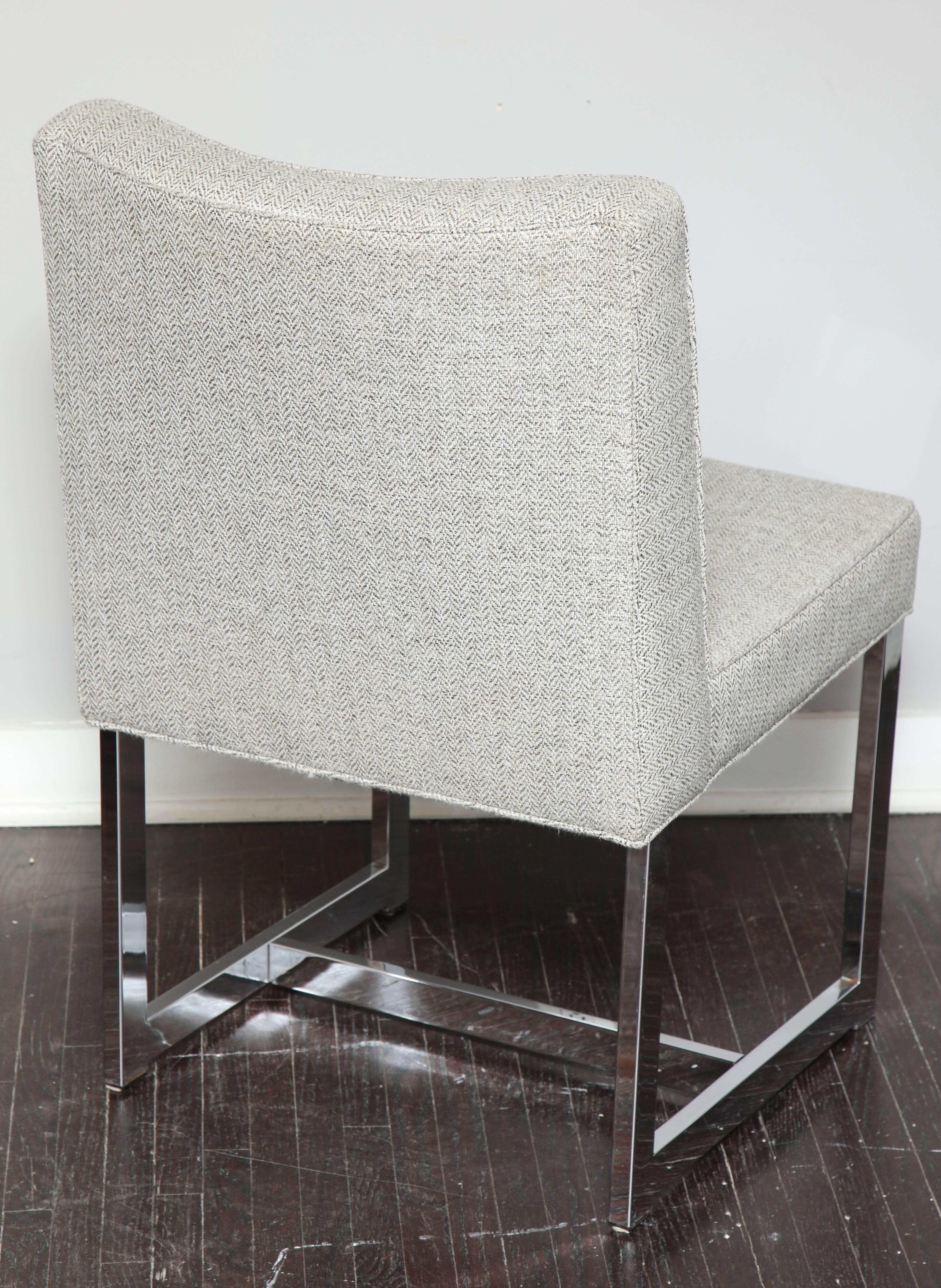 Set of Four Milo Baughman Dining Chairs 3