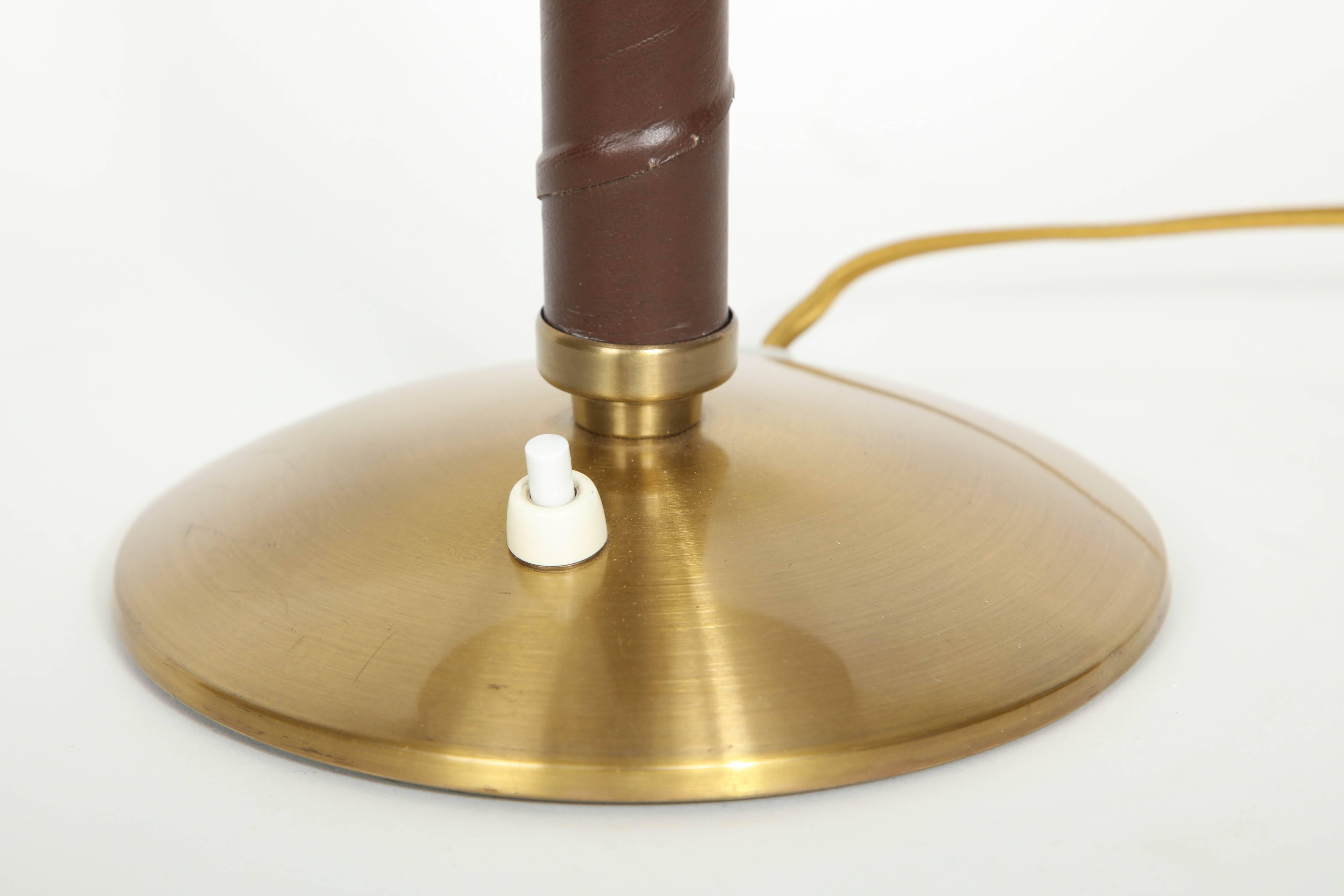 Brass Scandinavian Modern Table Lamp by Einar Båckström