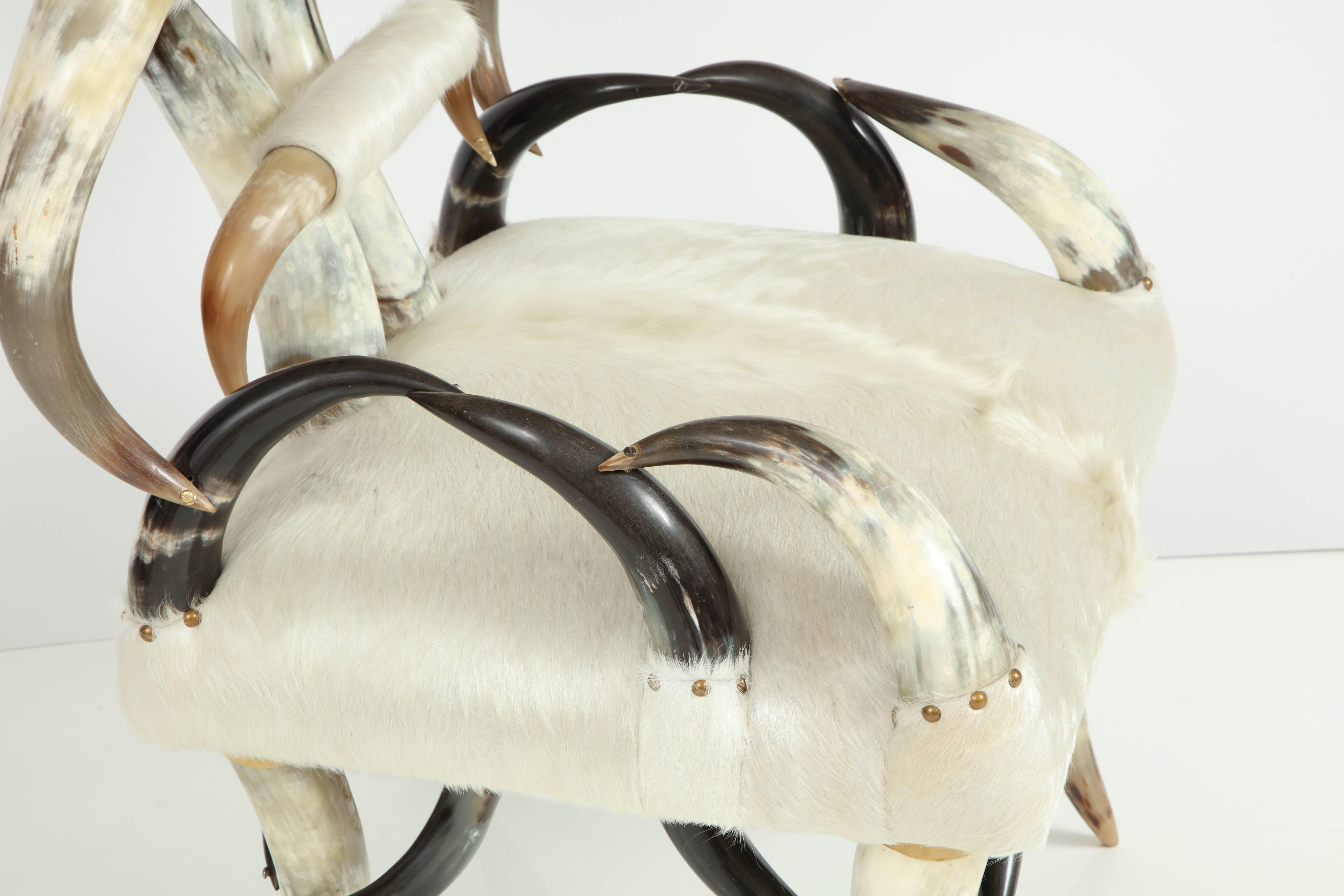 Sculptural American Horn Chair 1