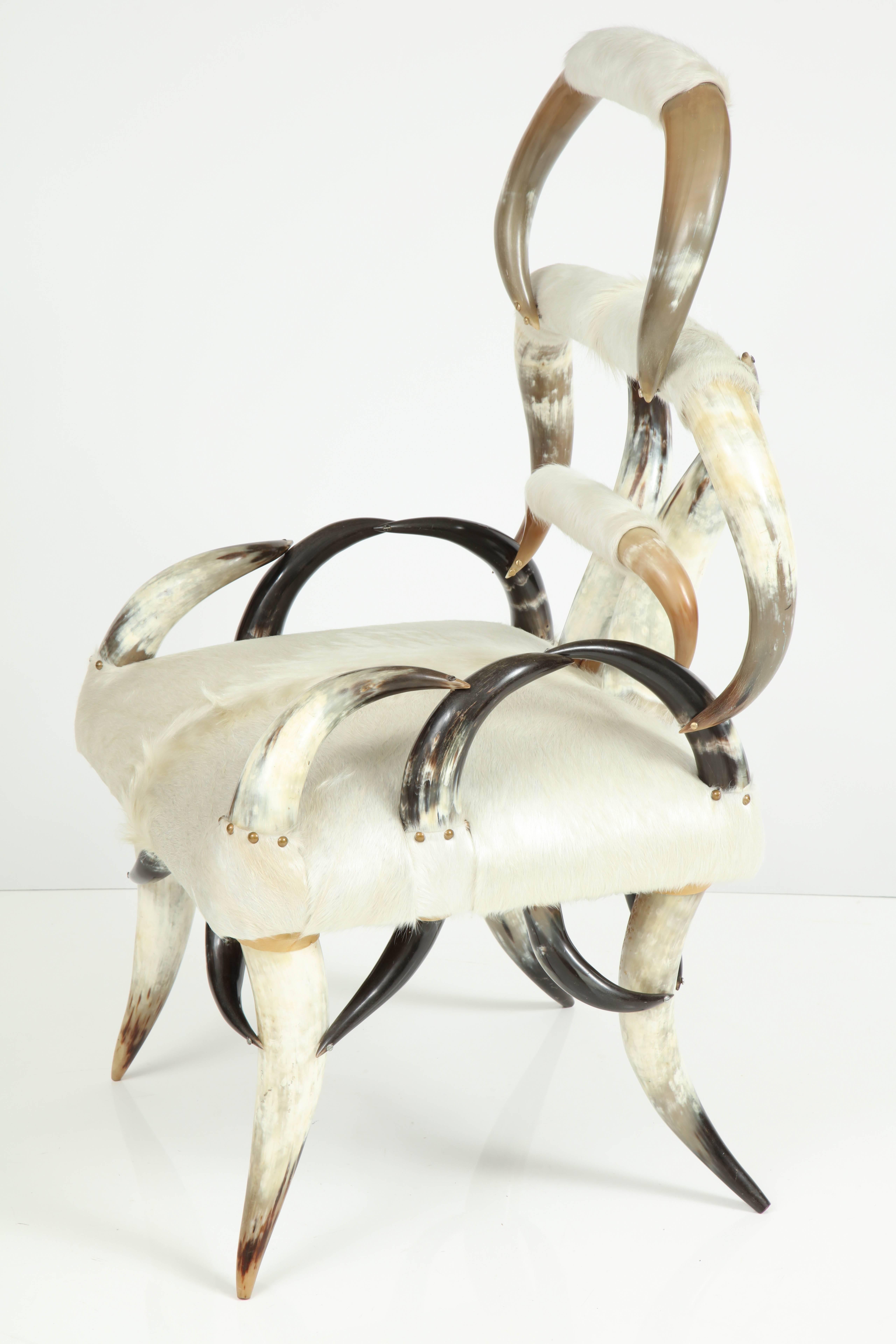 Sculptural American Horn Chair 2