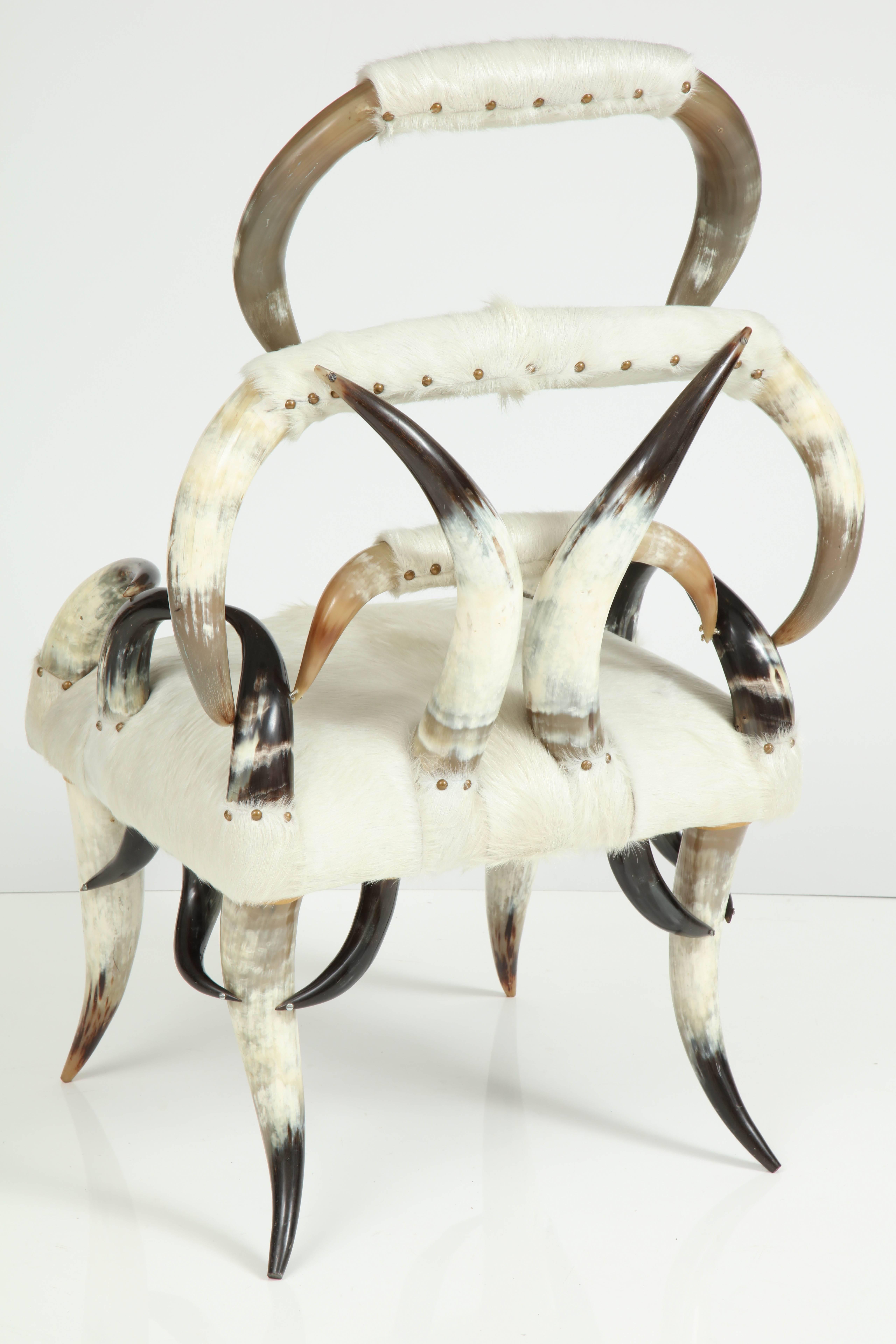Sculptural American Horn Chair 3