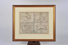 Two 17th Century Maps Showing Guernsey, Jersey, Farne and Holy Island