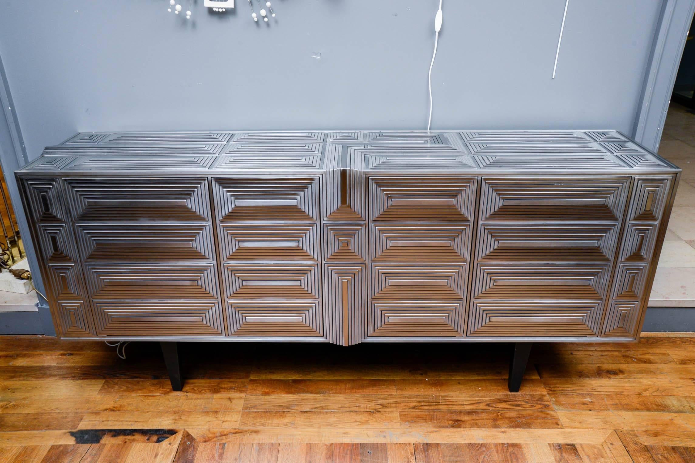 French Sideboard Signed by Erwan Boulloud For Sale