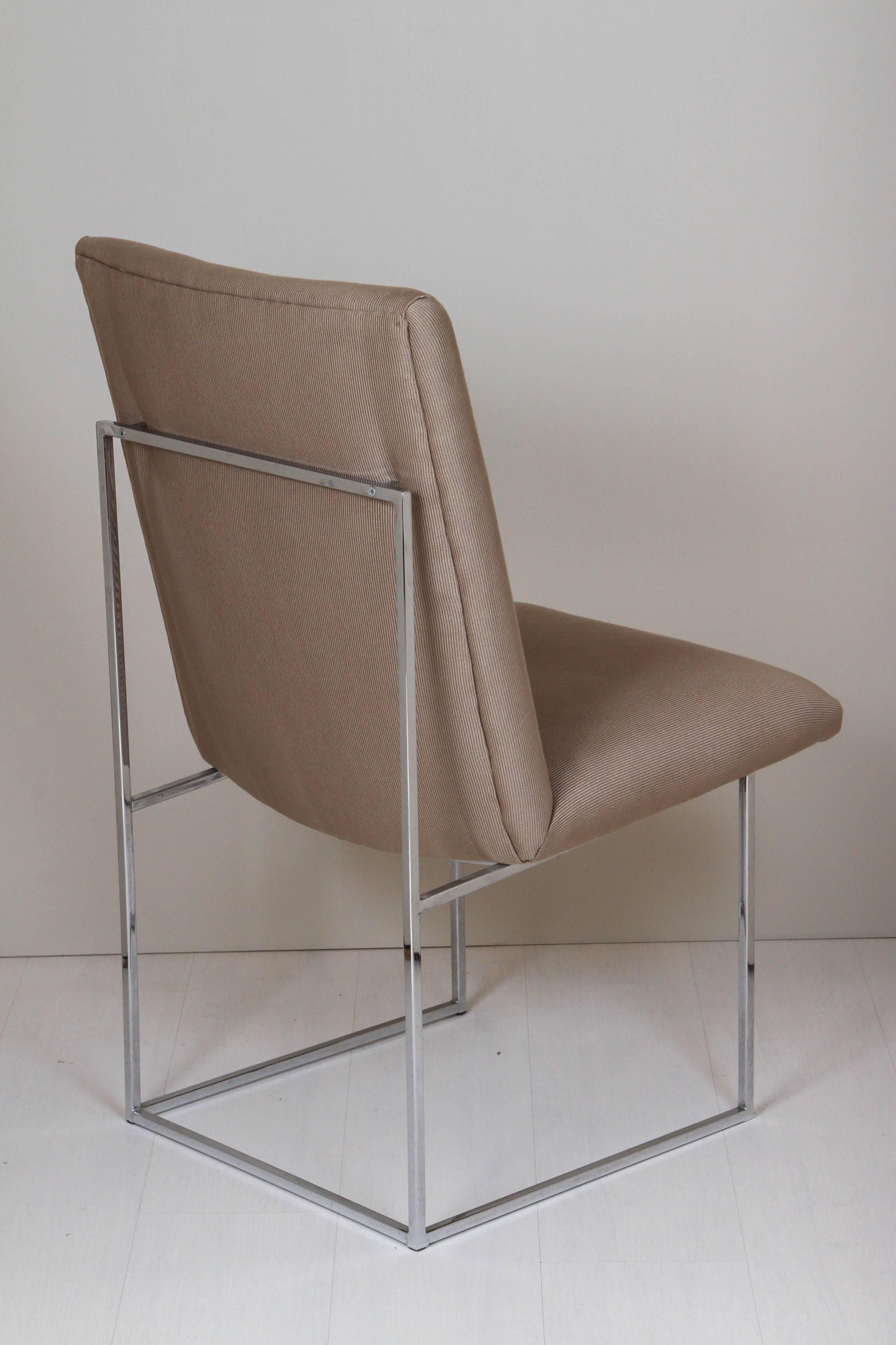 Pair of Milo Baughman Chairs In Excellent Condition For Sale In Santa Monica, CA