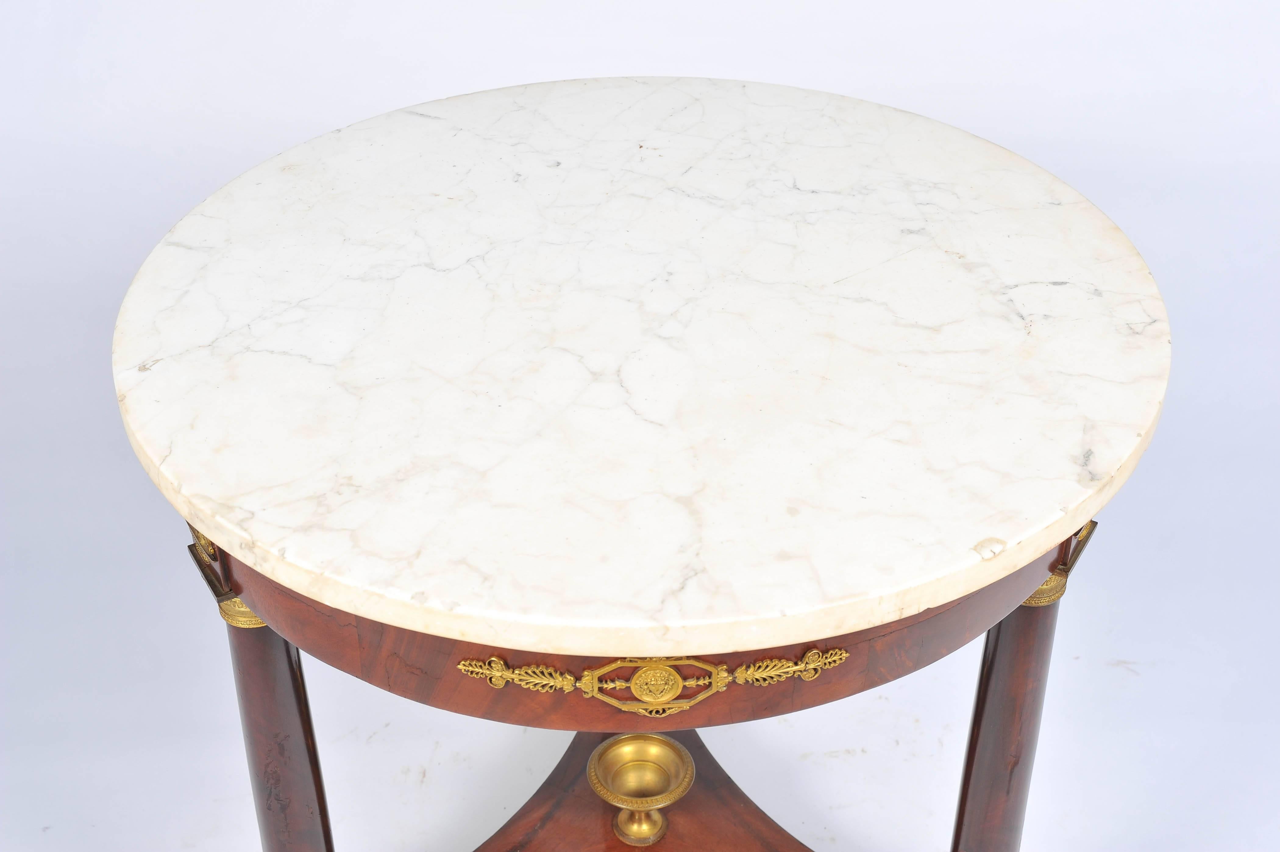 Empire Revival 19th Century French Empire Influenced Centre Table For Sale