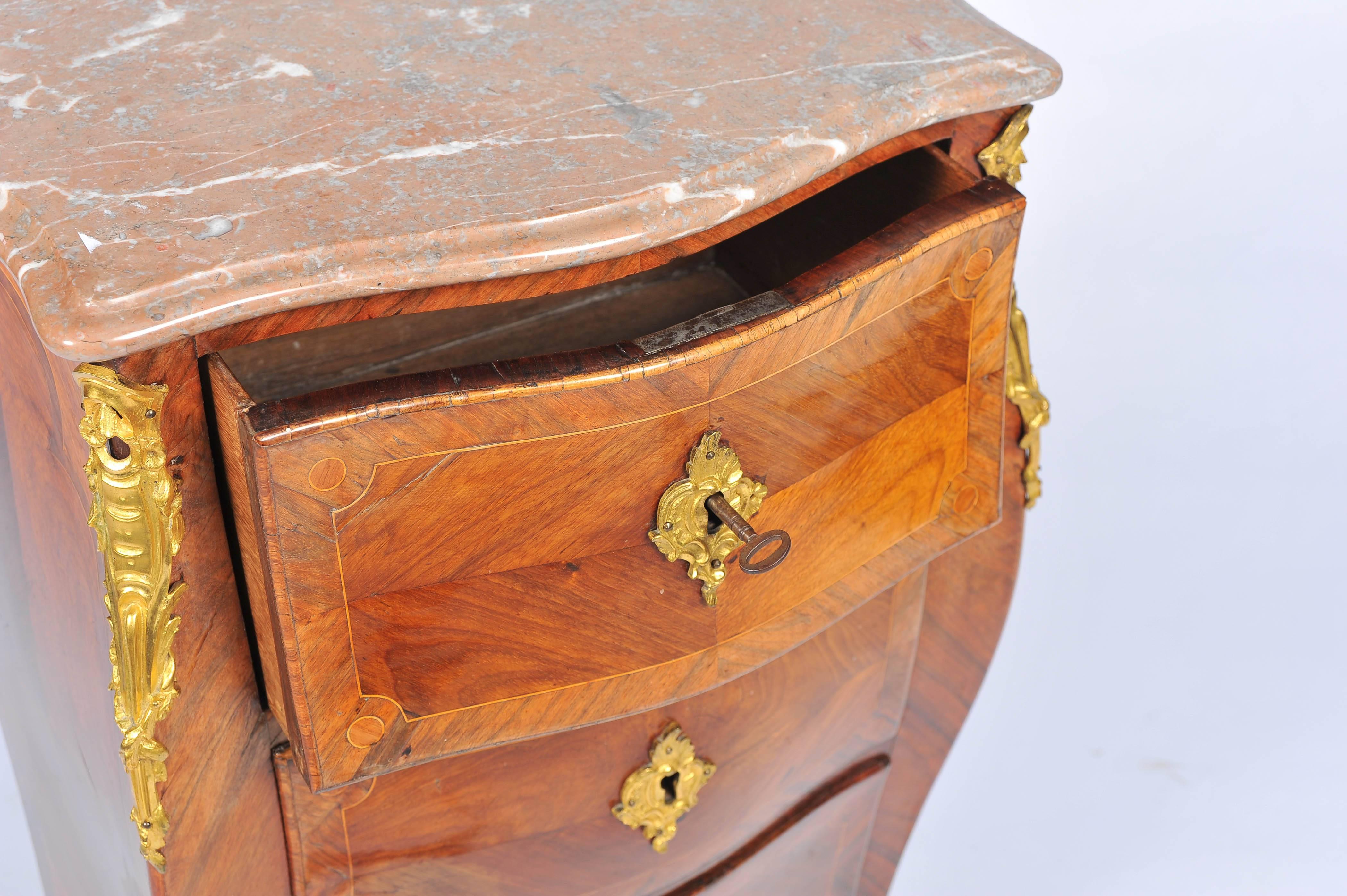 Marble Small French 18th Century Chest For Sale