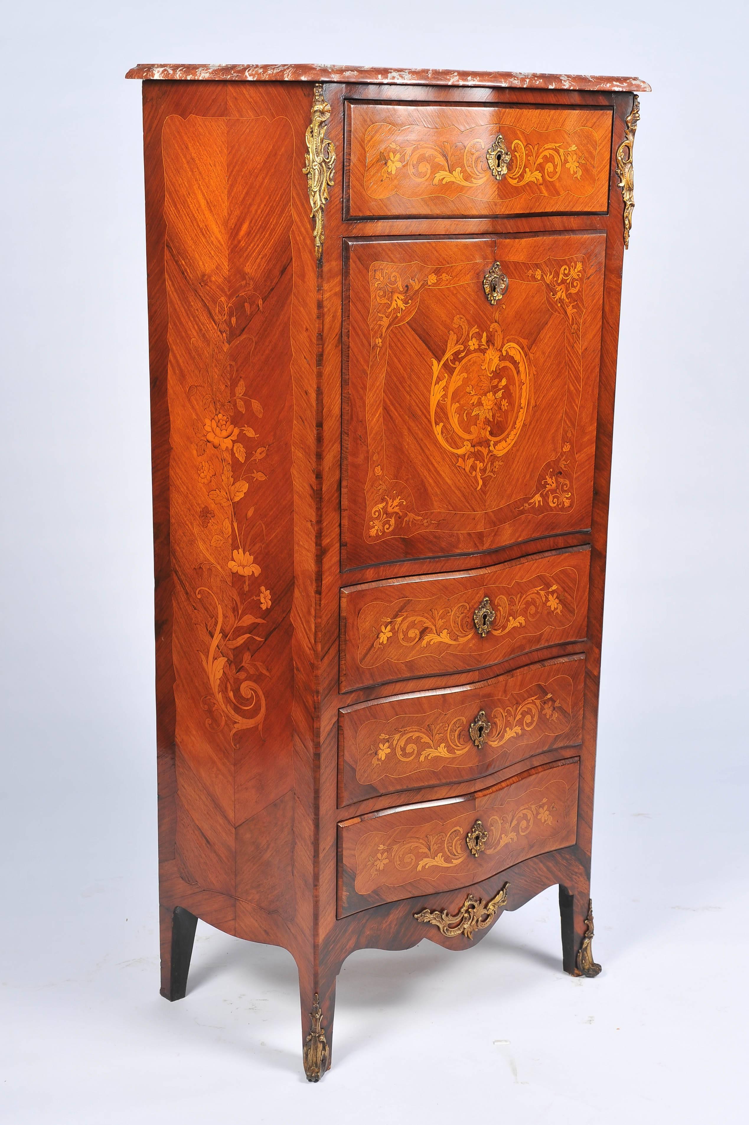 Louis XVI Style Secretaire Cabinet For Sale 4