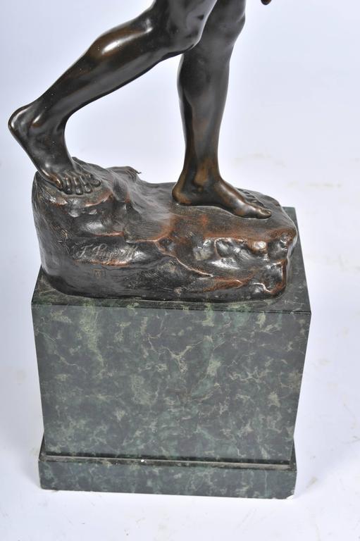 Classical Bronze Statue of David, 19th Century at 1stDibs