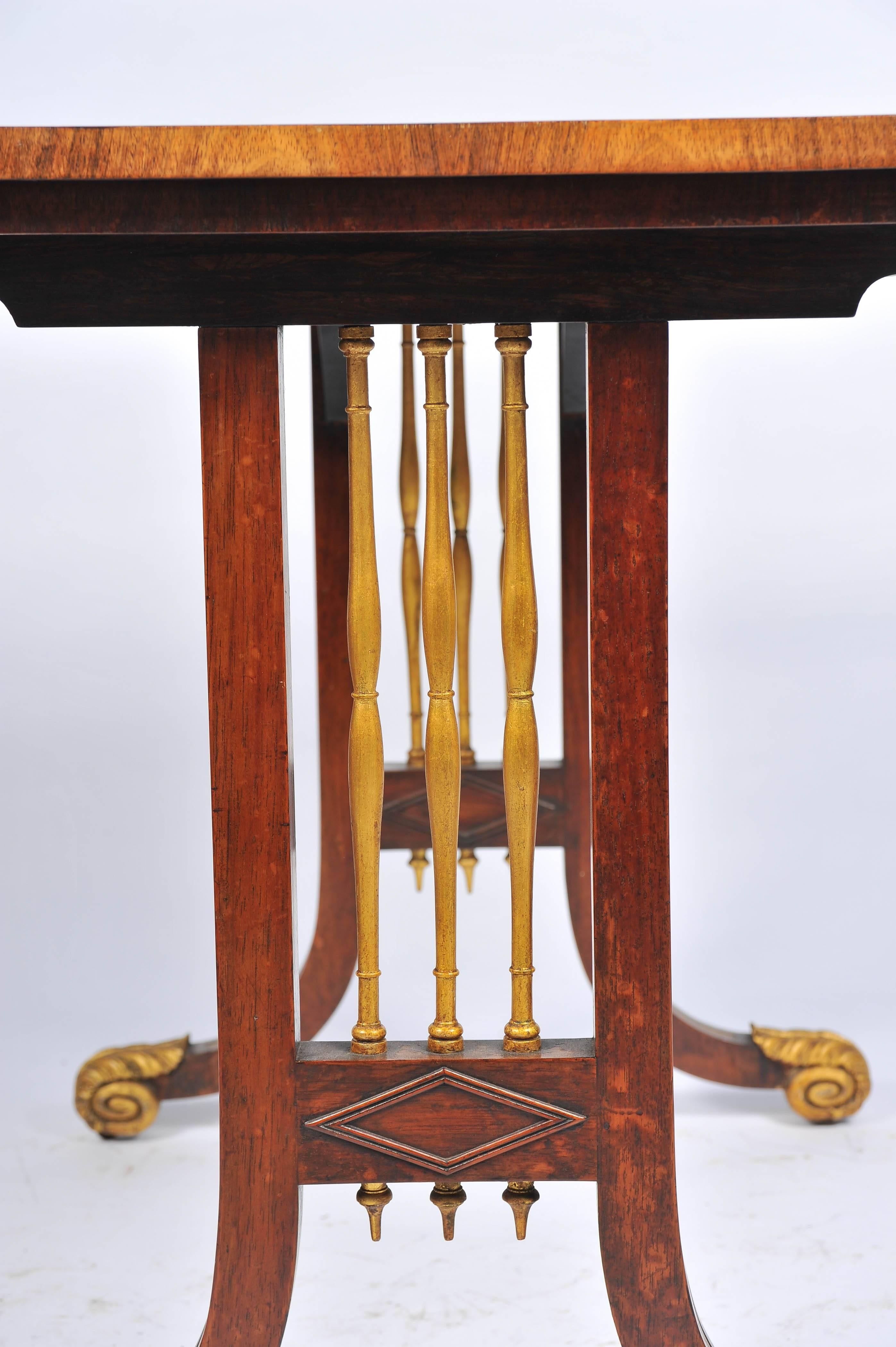 19th Century Regency Rosewood Side Table, in the Manner of 'Gillows' For Sale