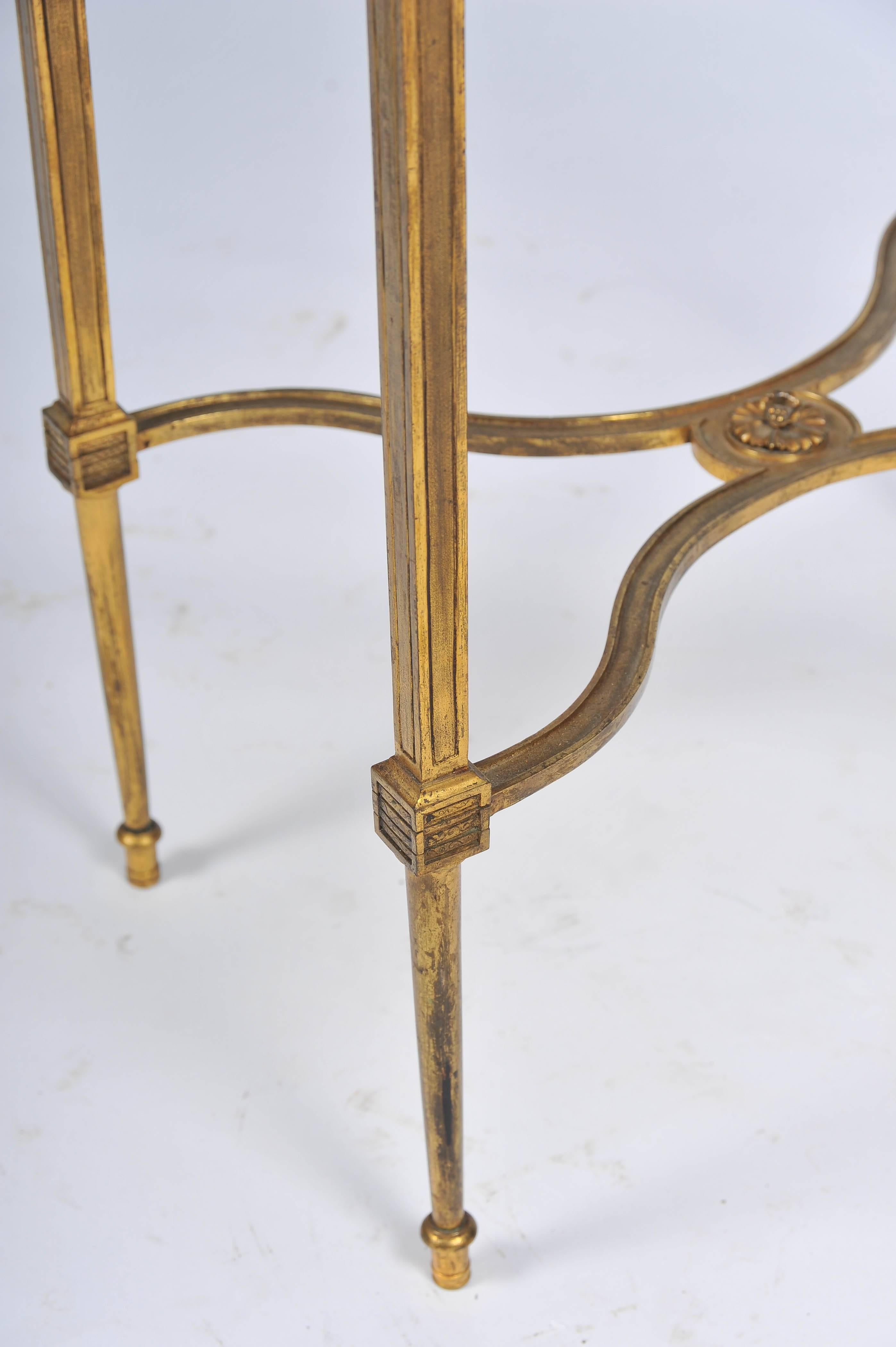 Louis XVI Style Ormolu Side Table In Good Condition For Sale In Brighton, Sussex