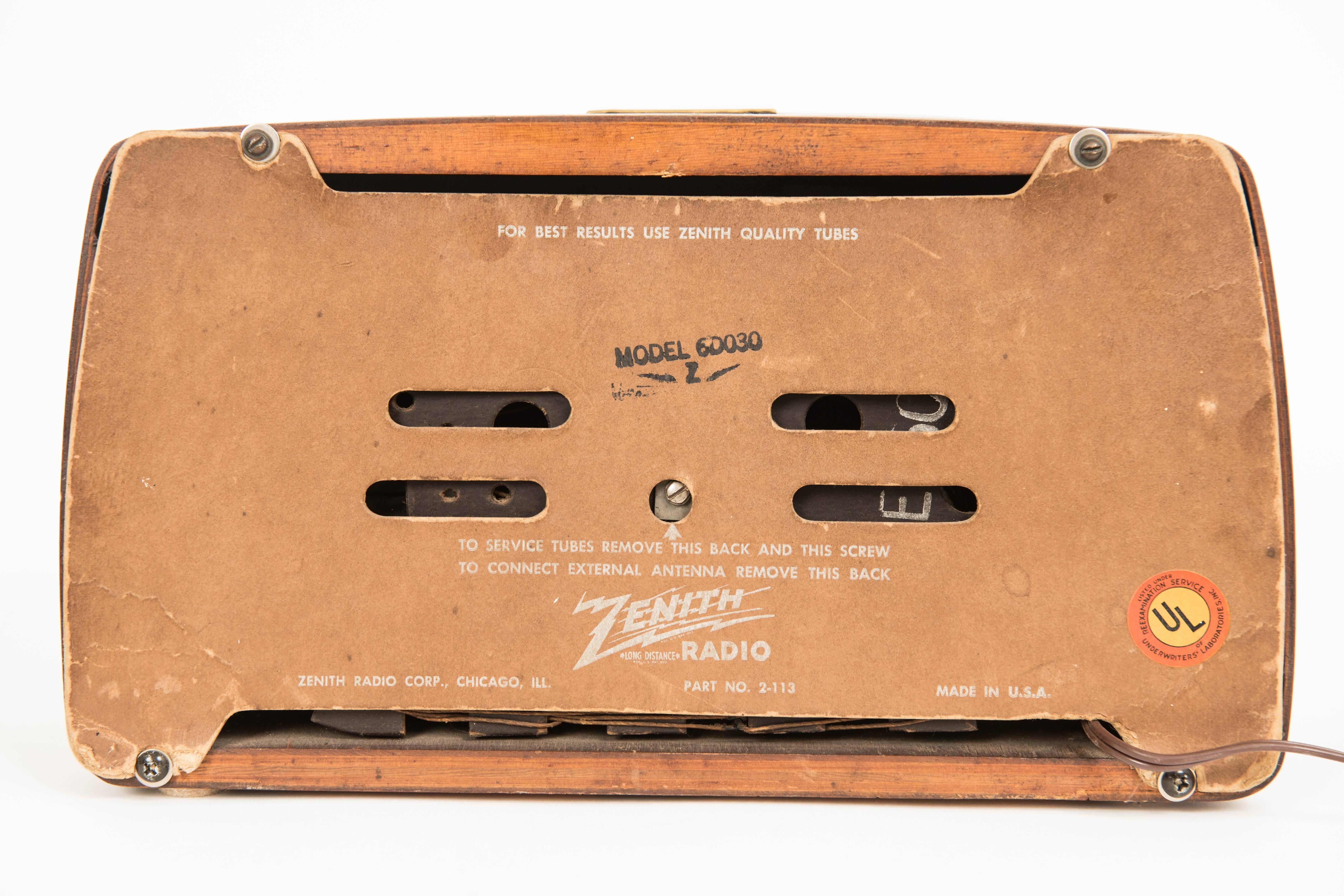 American Charles Eames Zenith Radio For Sale