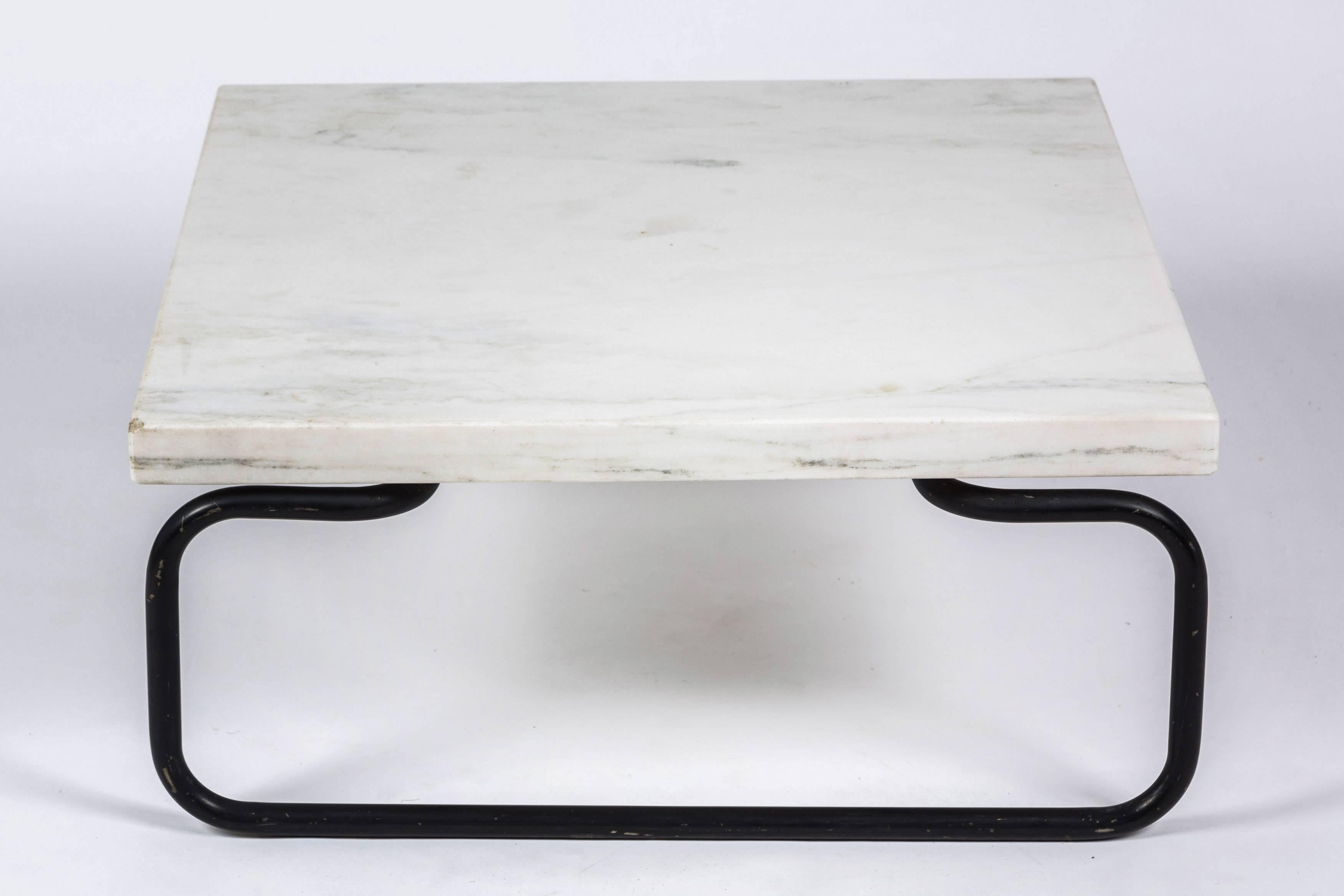 Mid-Century Modern 1960s Italian Marble Cocktail Table by Michael McCarthy for Cassina  For Sale