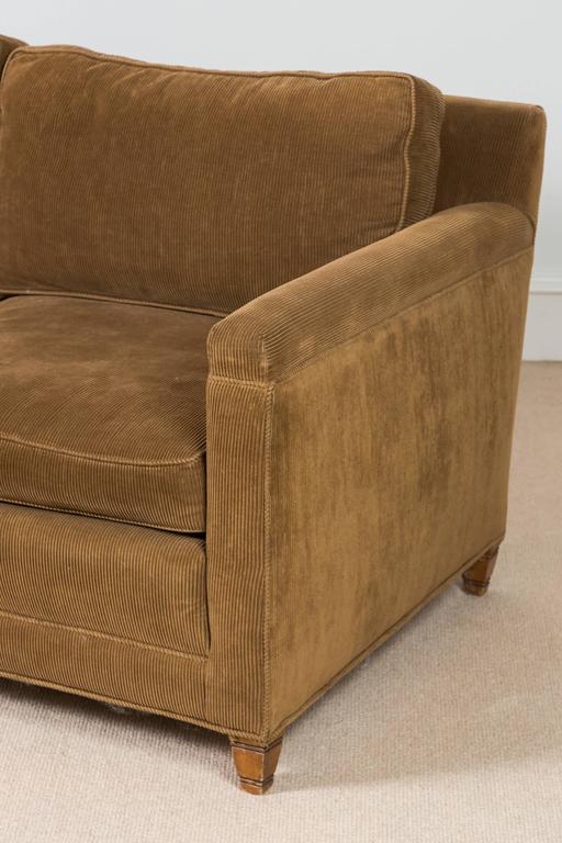MidCentury Danish Corduroy Sofa For Sale at 1stDibs corduroy couch